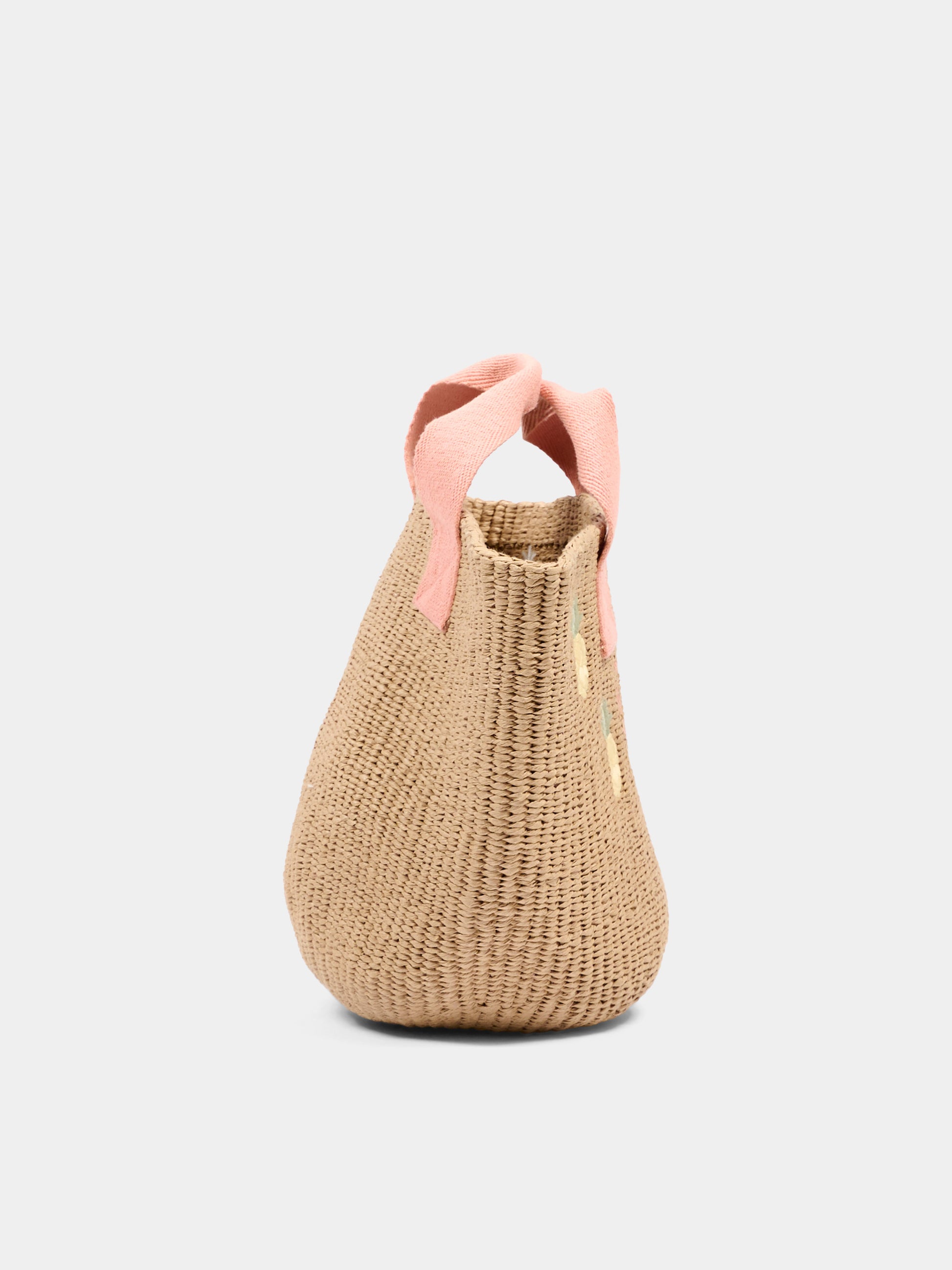 Borsa beige per bambina con logo,Chloé Kids,C20873 43A