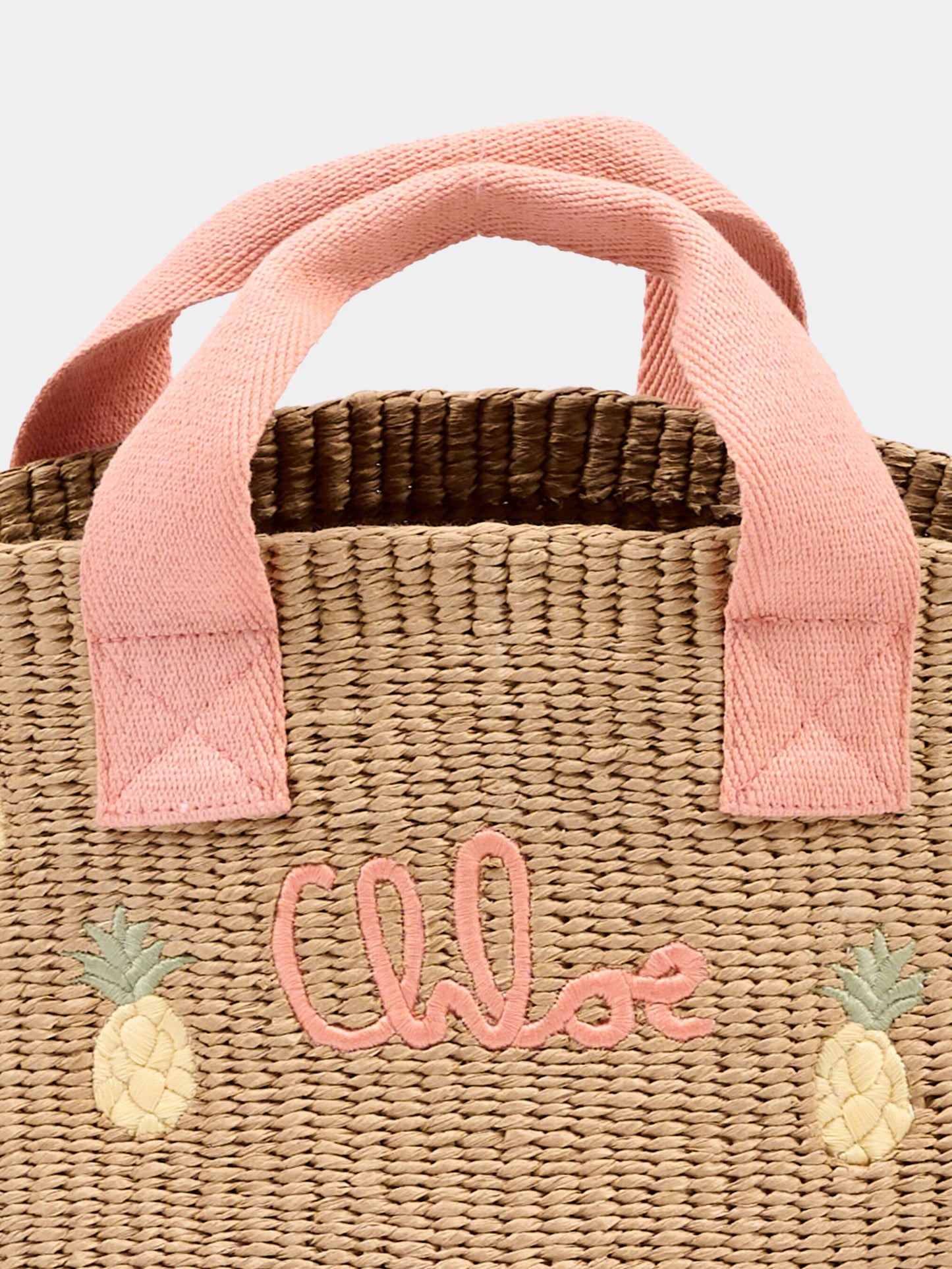 Borsa beige per bambina con logo,Chloé Kids,C20873 43A