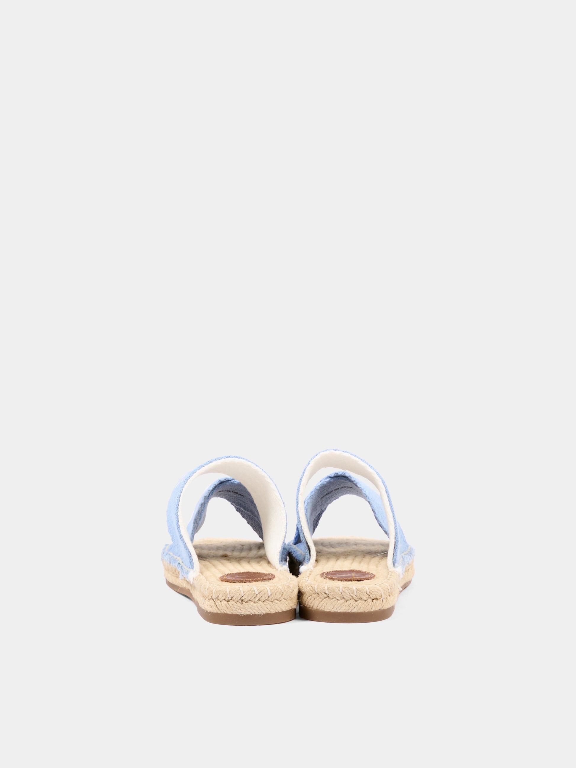 Ciabatte celesti per bambina con logo,Chloé Kids,C20885 Z10