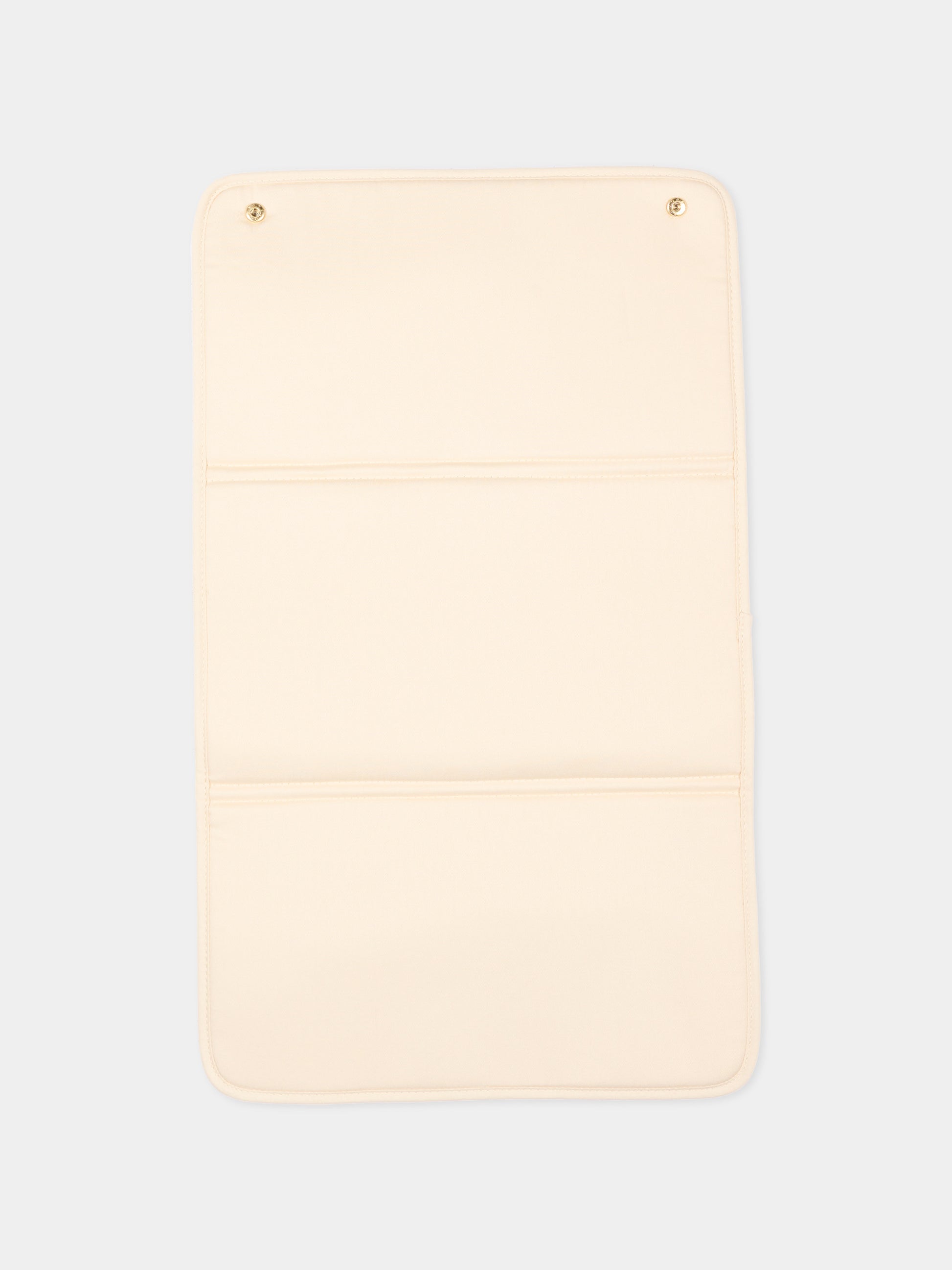 Borsa mamma avorio per neonati con logo,Chloé Kids,C20941 117