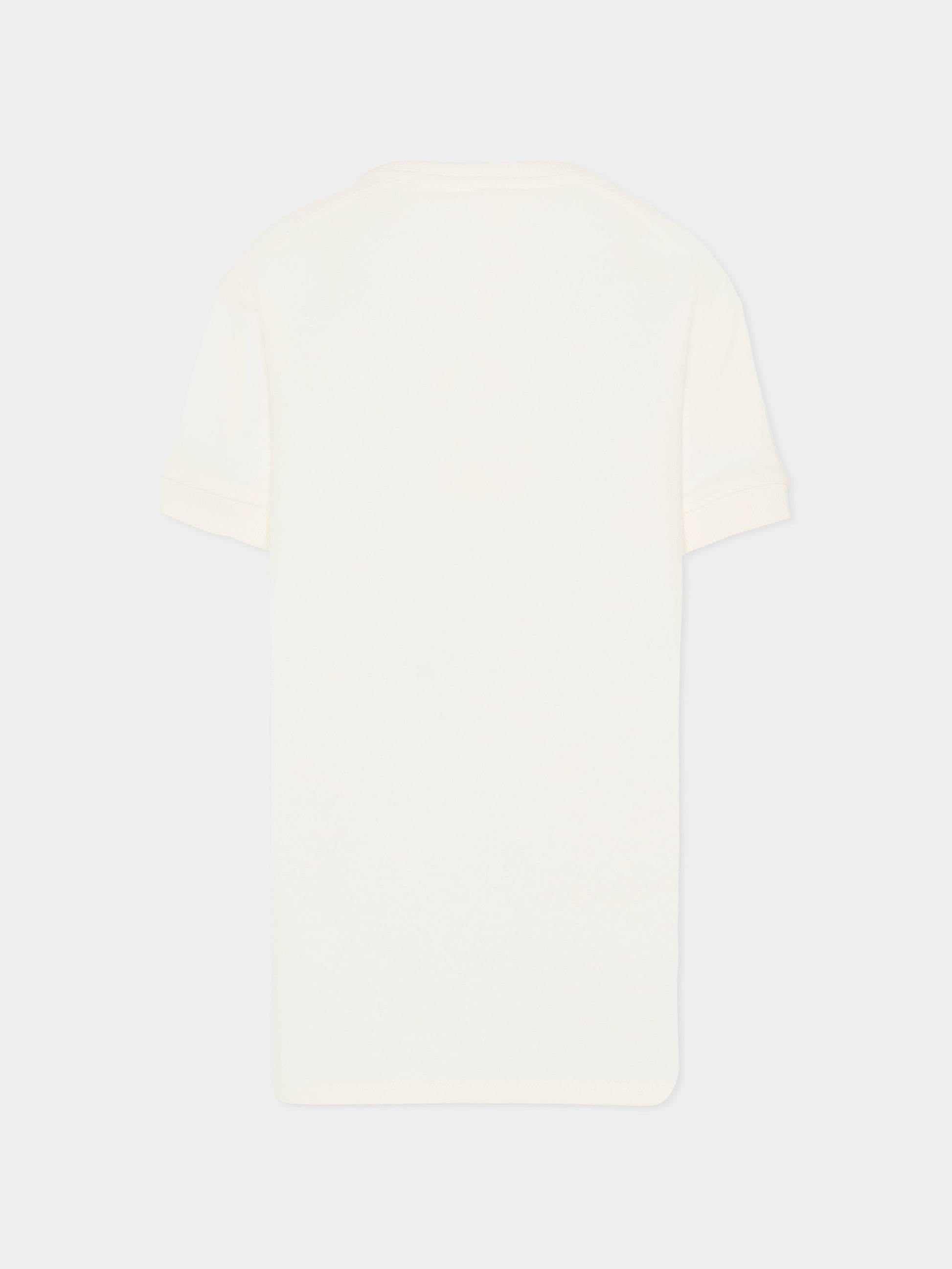 Vestito avorio per bambina con logo,Chloé Kids,C21230 117