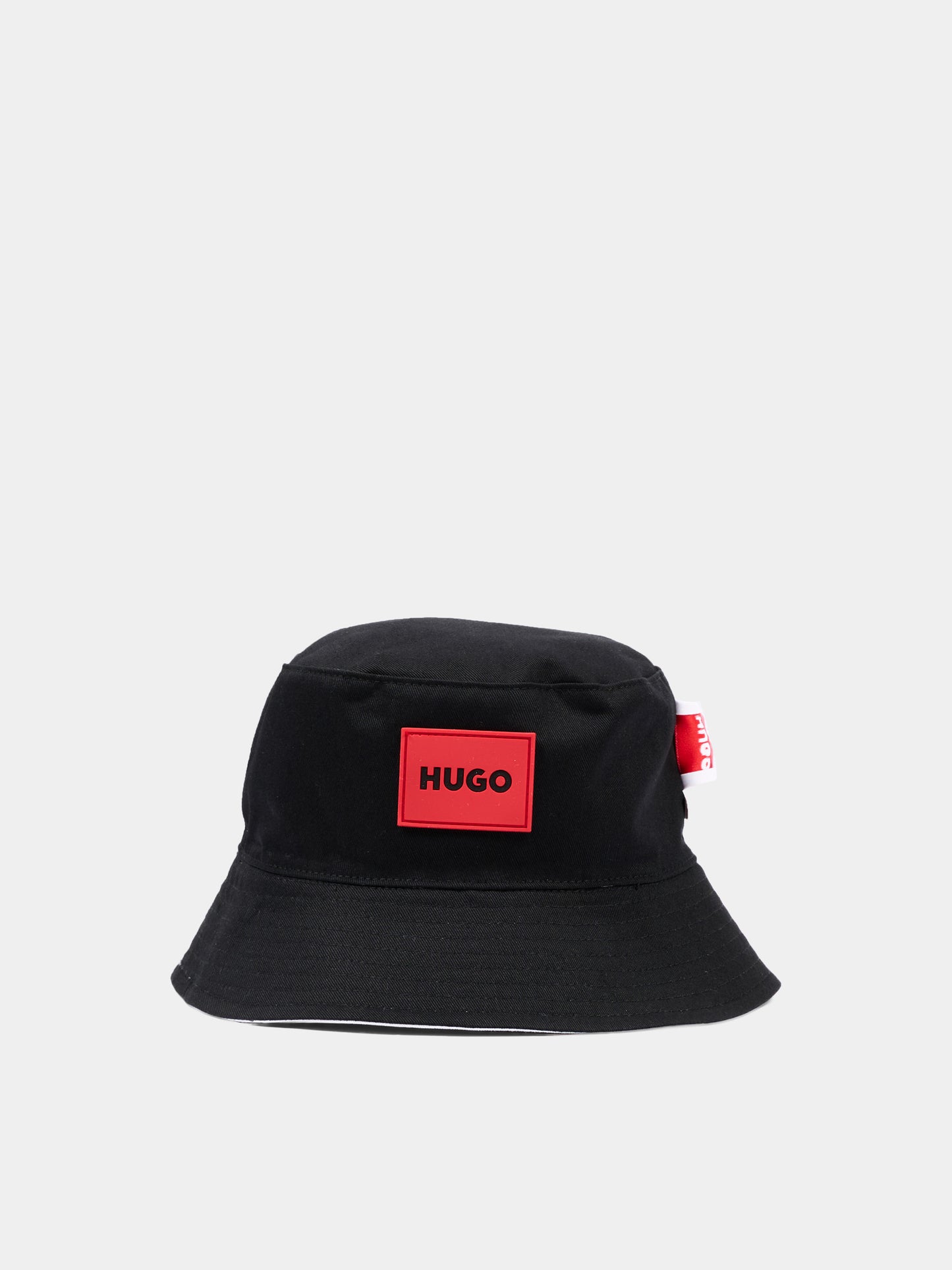 Cloche nera per bambini con logo,Hugo,G01165 09B