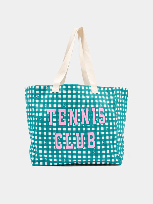 Borsa mare verde per bambina con scritta,Kids Around,L00074 627