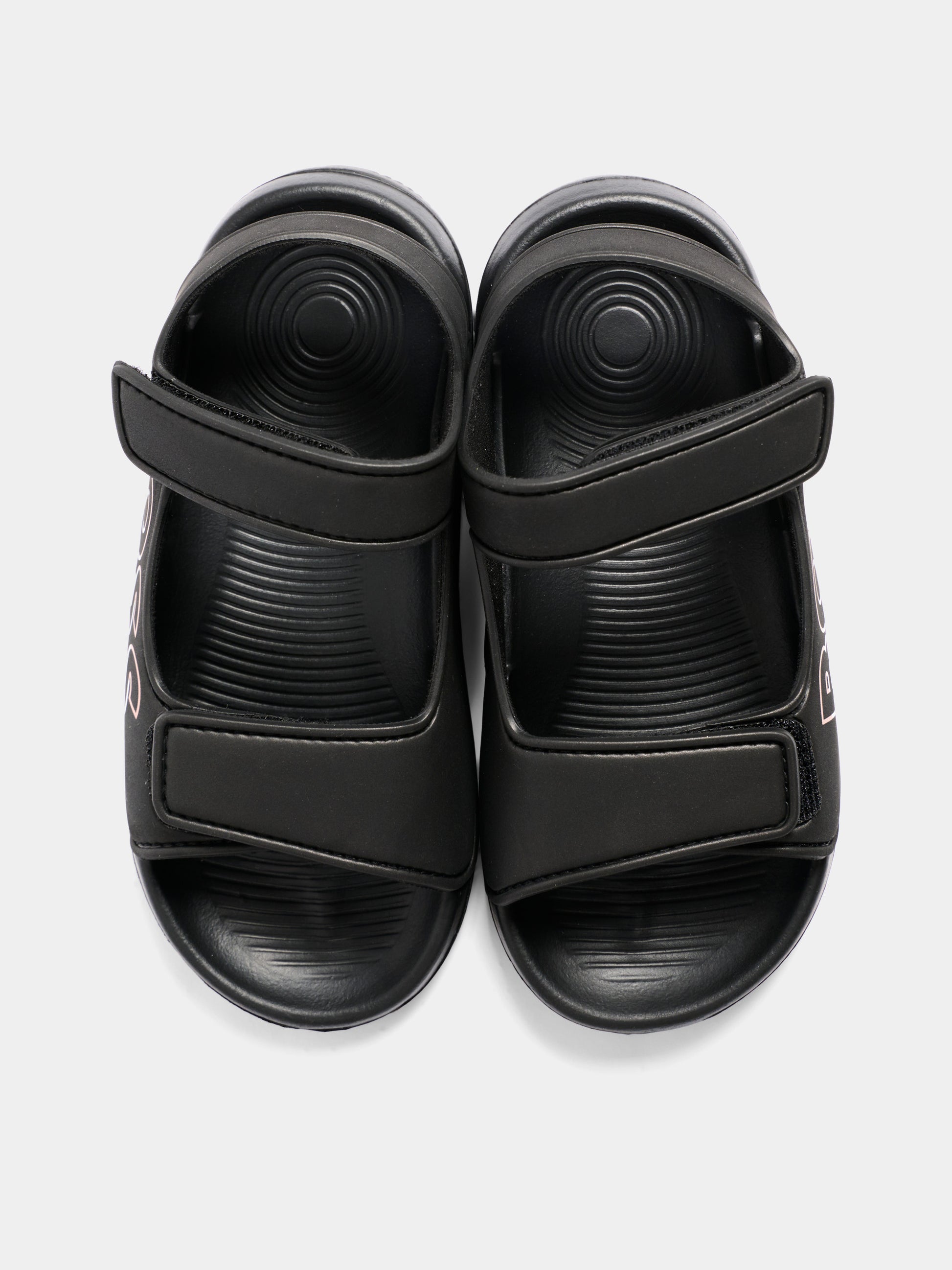 Sandali neri per bambino con logo,Boss,J52821 09B