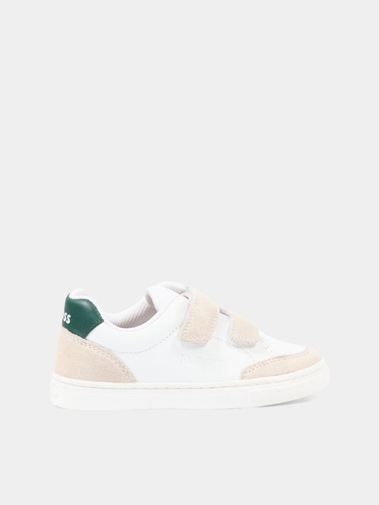 Sneakers bianche per bambino con logo,Boss,J52826 10P