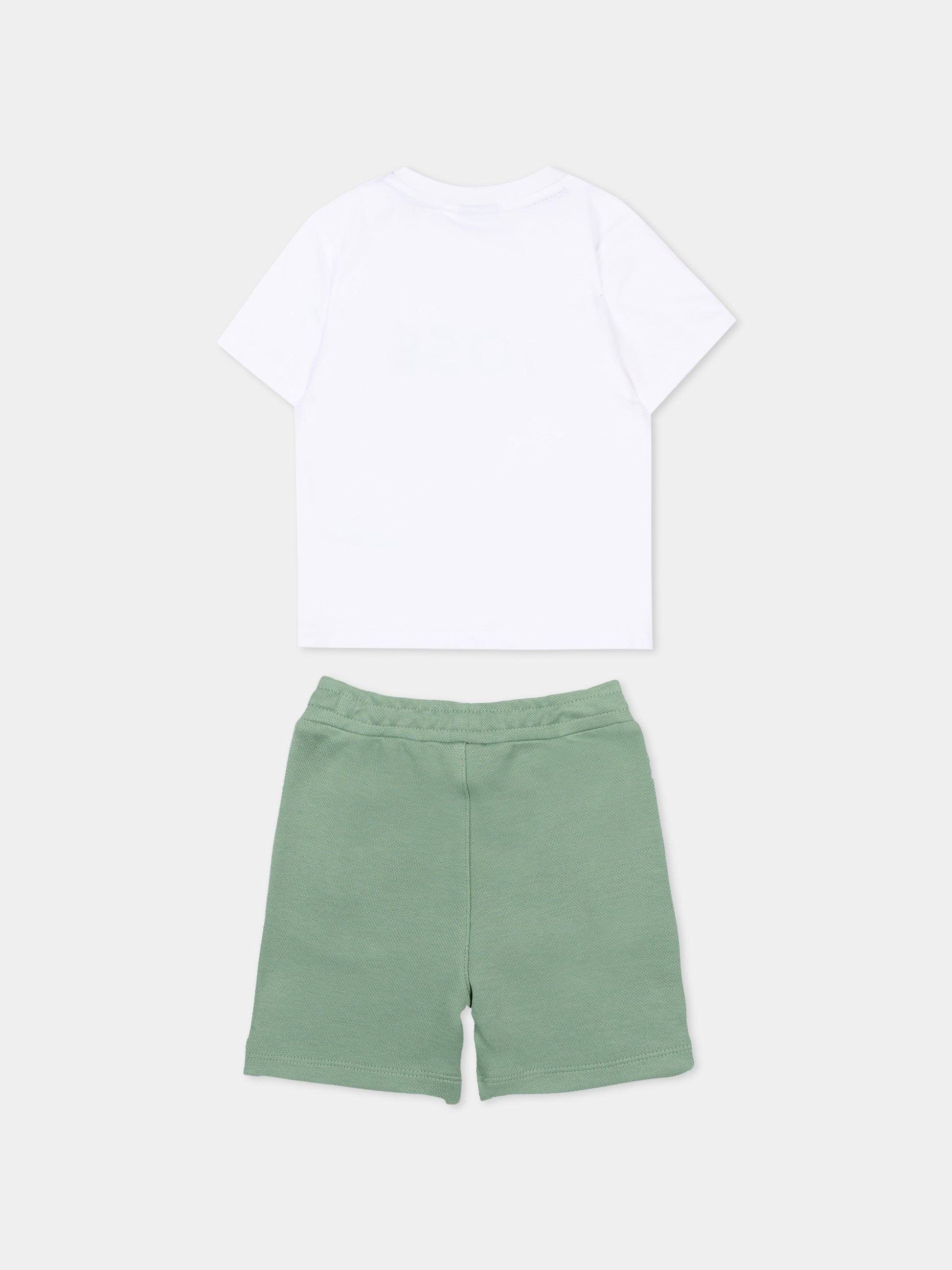 Completo sportivo multicolor per neonato con logo,Boss,J52851 64U