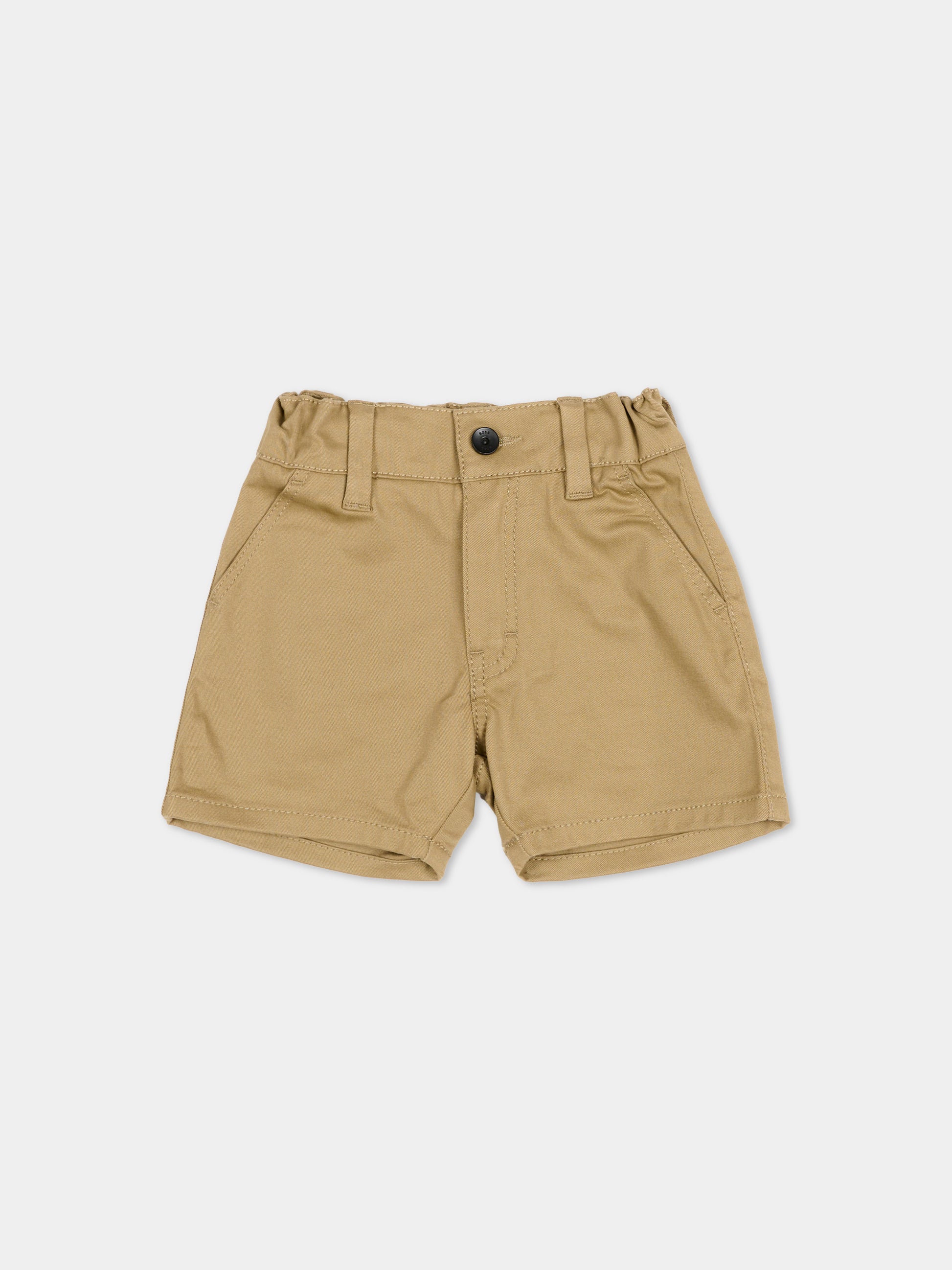 Shorts beige per neonato,Boss,J52870 295