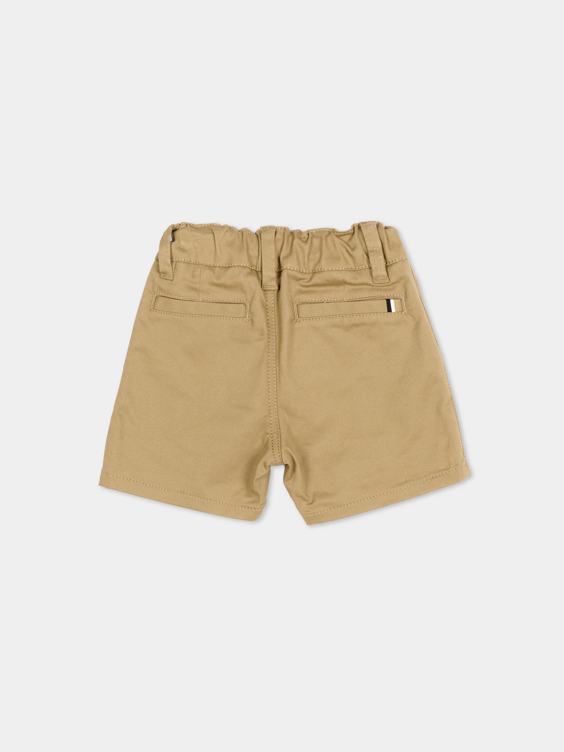 Shorts beige per neonato,Boss,J52870 295