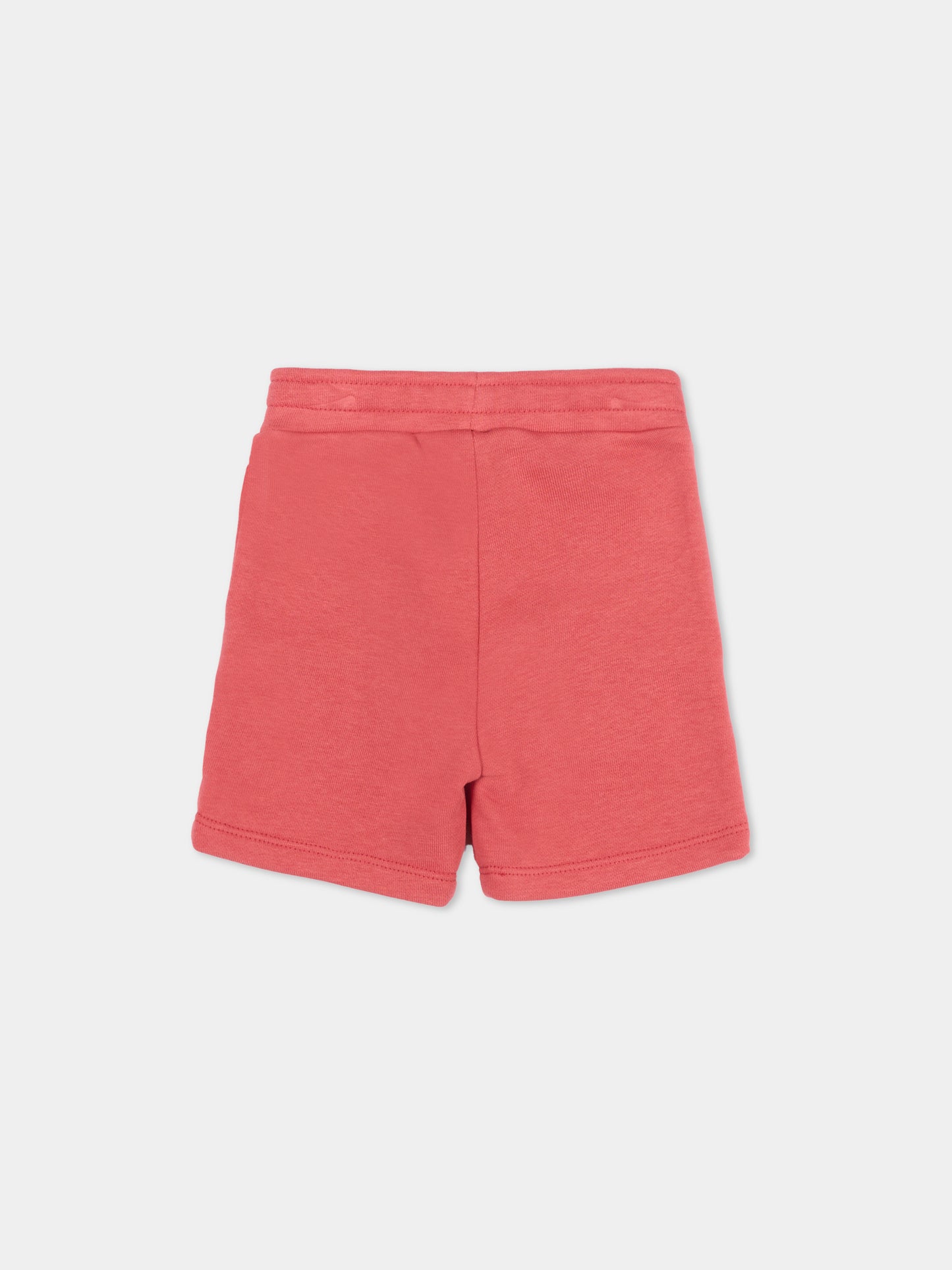 Shorts sportivi rossi per neonato con logo,Boss,J52874 48B