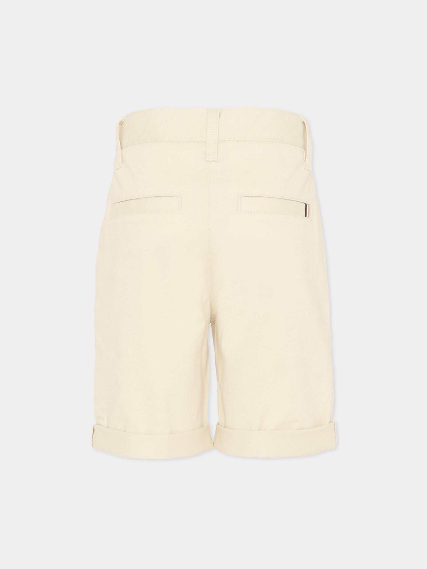 Shorts beige per bambino,Boss,J52921 21C