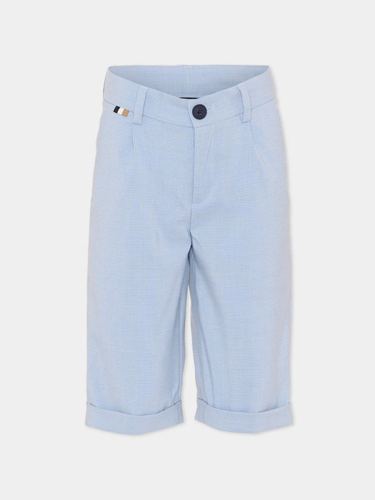 Shorts celesti per bambino,Boss,J52925 057