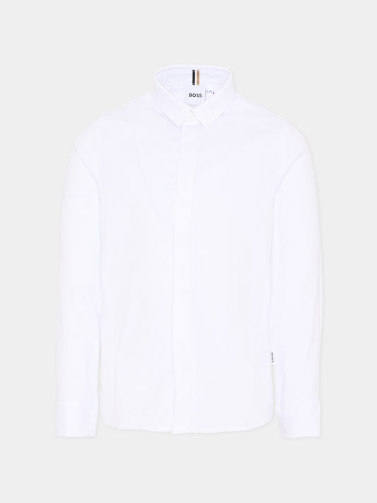 Camicia bianca per bambino,Boss,J52944 10P