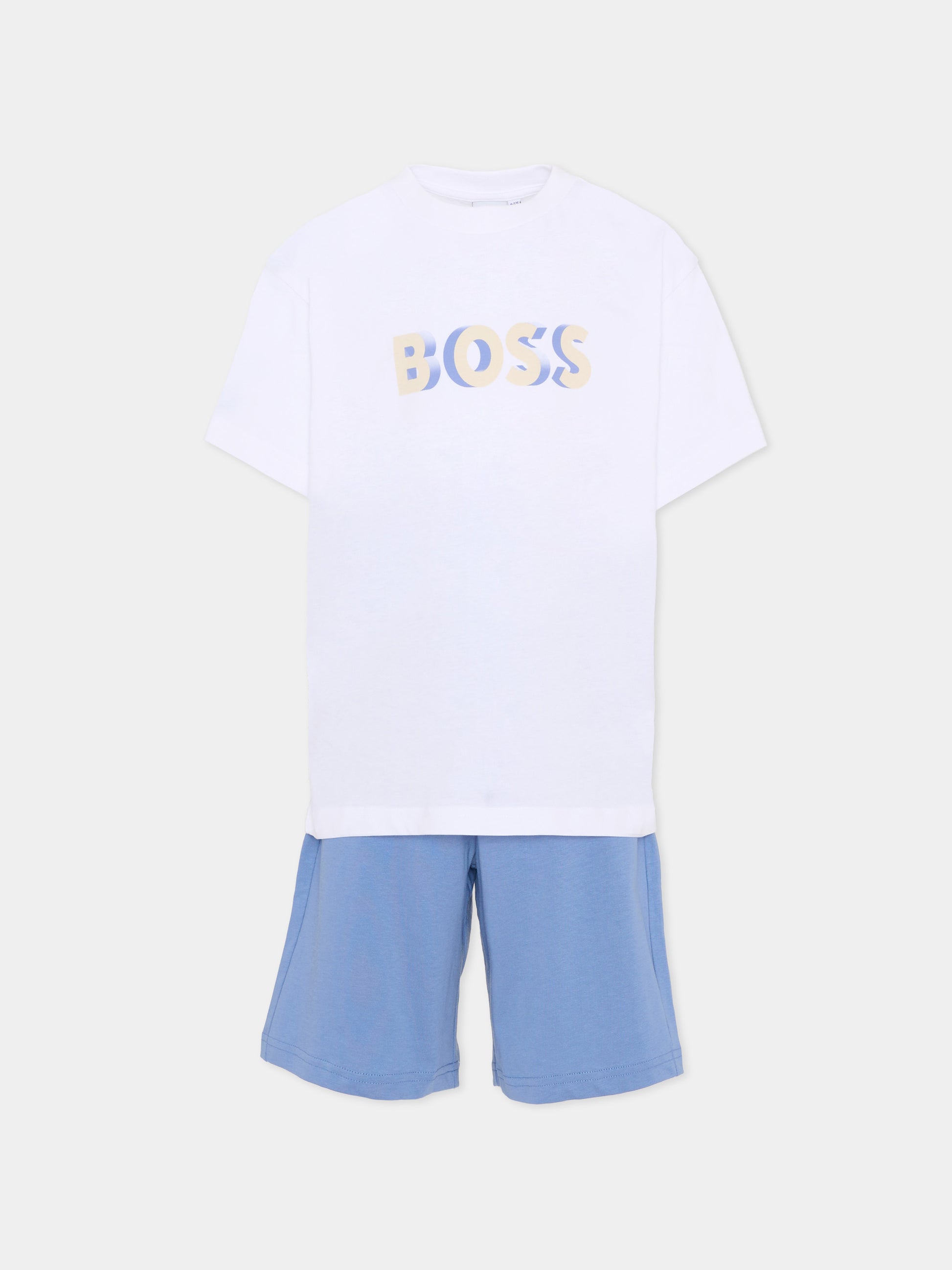 Completo multicolor per bambino con logo,Boss,J53002 10P