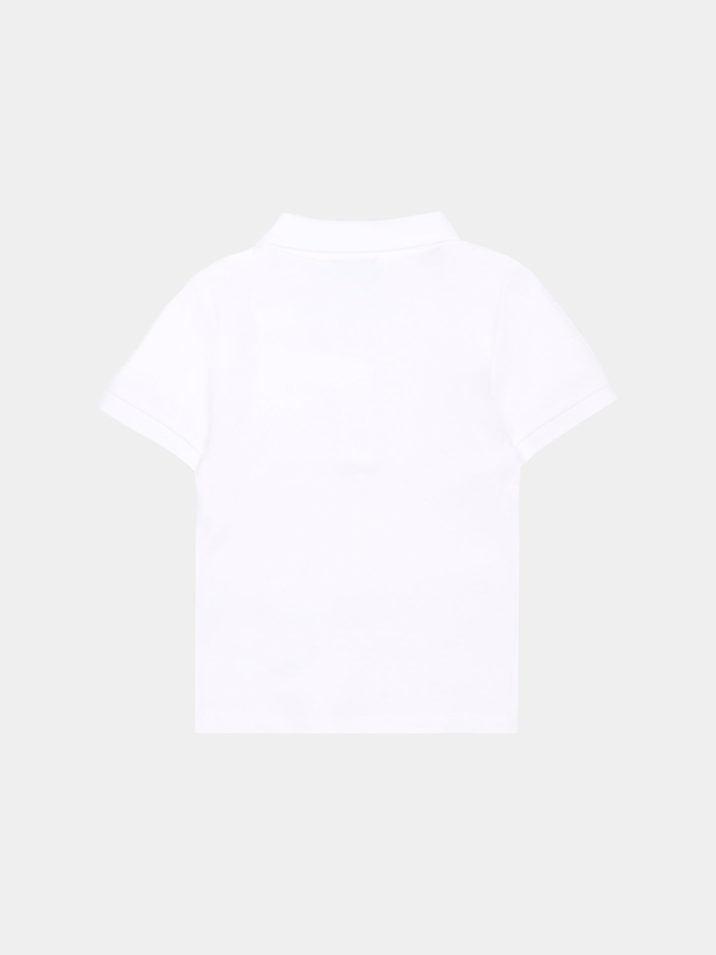 Polo bianca per neonato con logo,Boss,J53037 10P