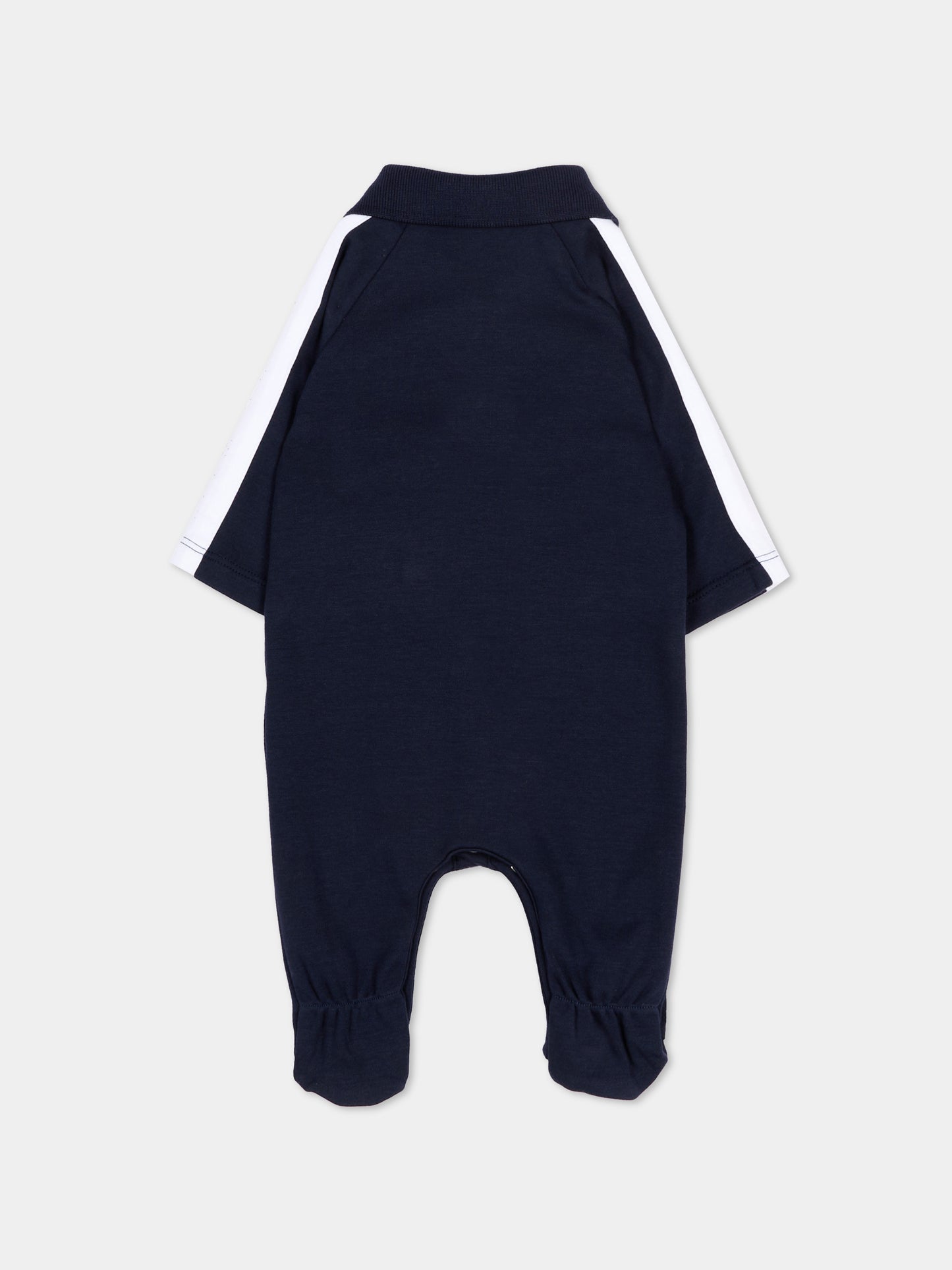 Tutina blu per neonato con logo,Boss,J53041 849