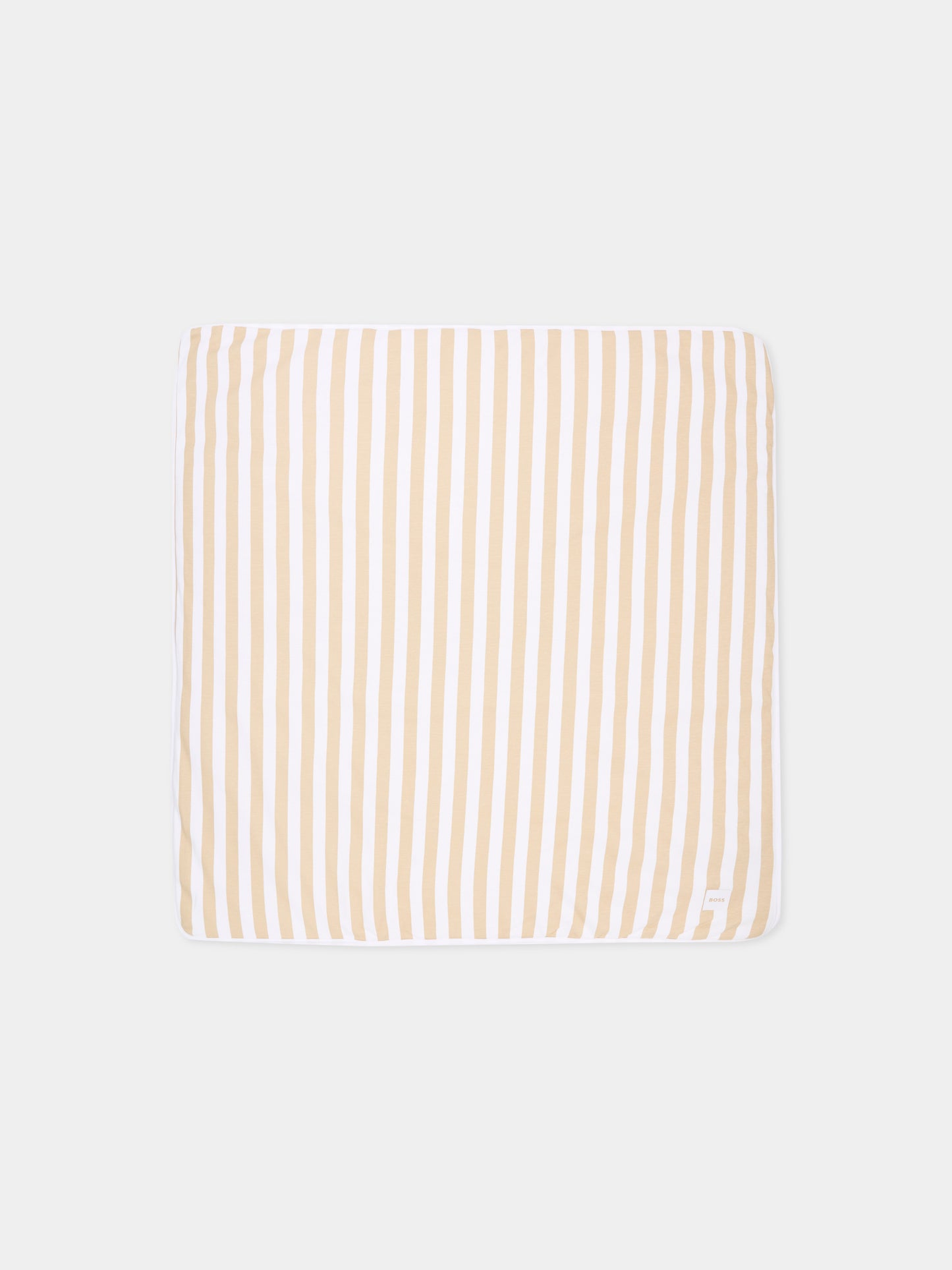 Coperta beige per neonato con logo,Boss,J53093 249