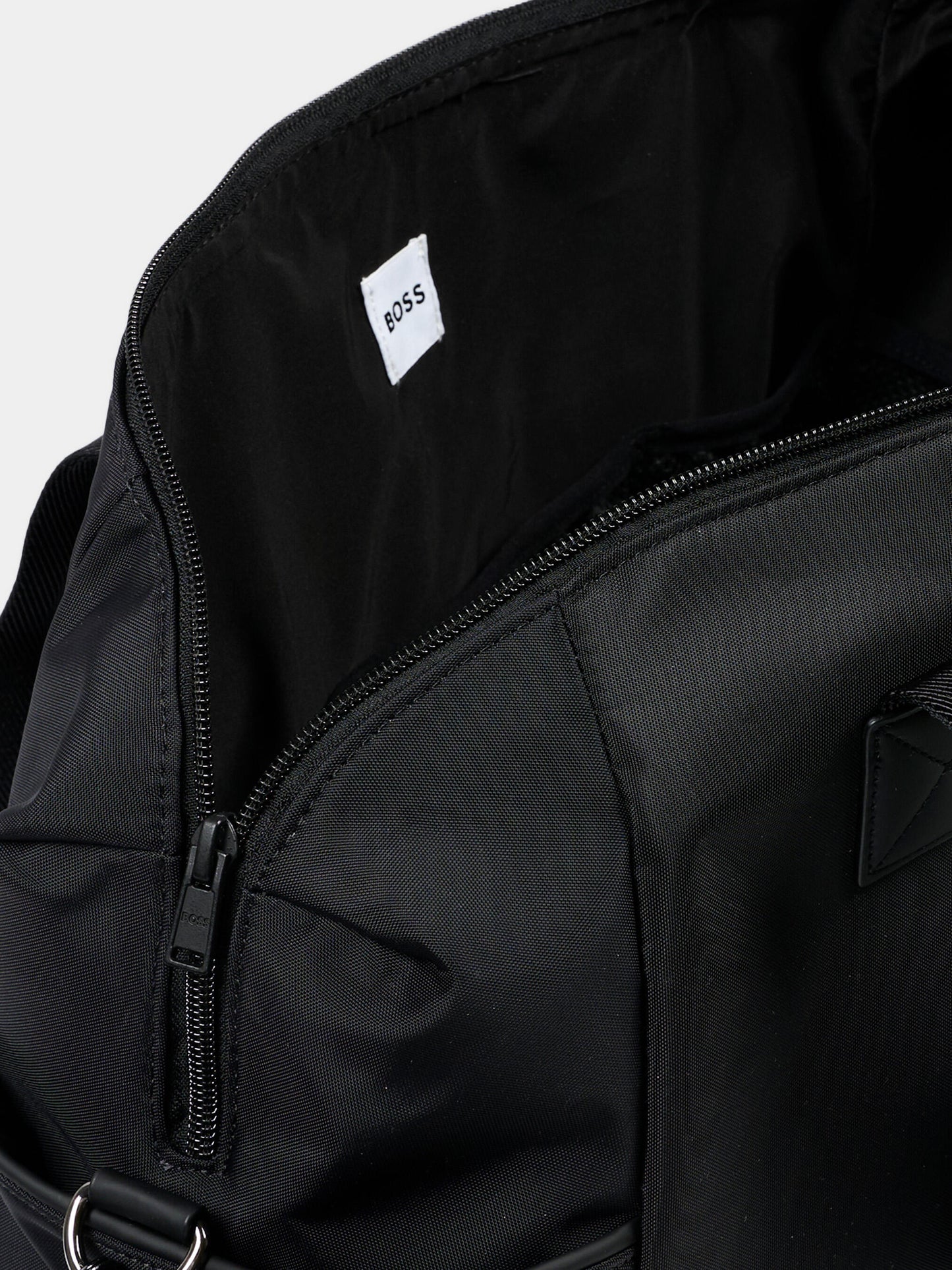 Borsa mamma nero per neonato con logo,Boss,J53106 09B