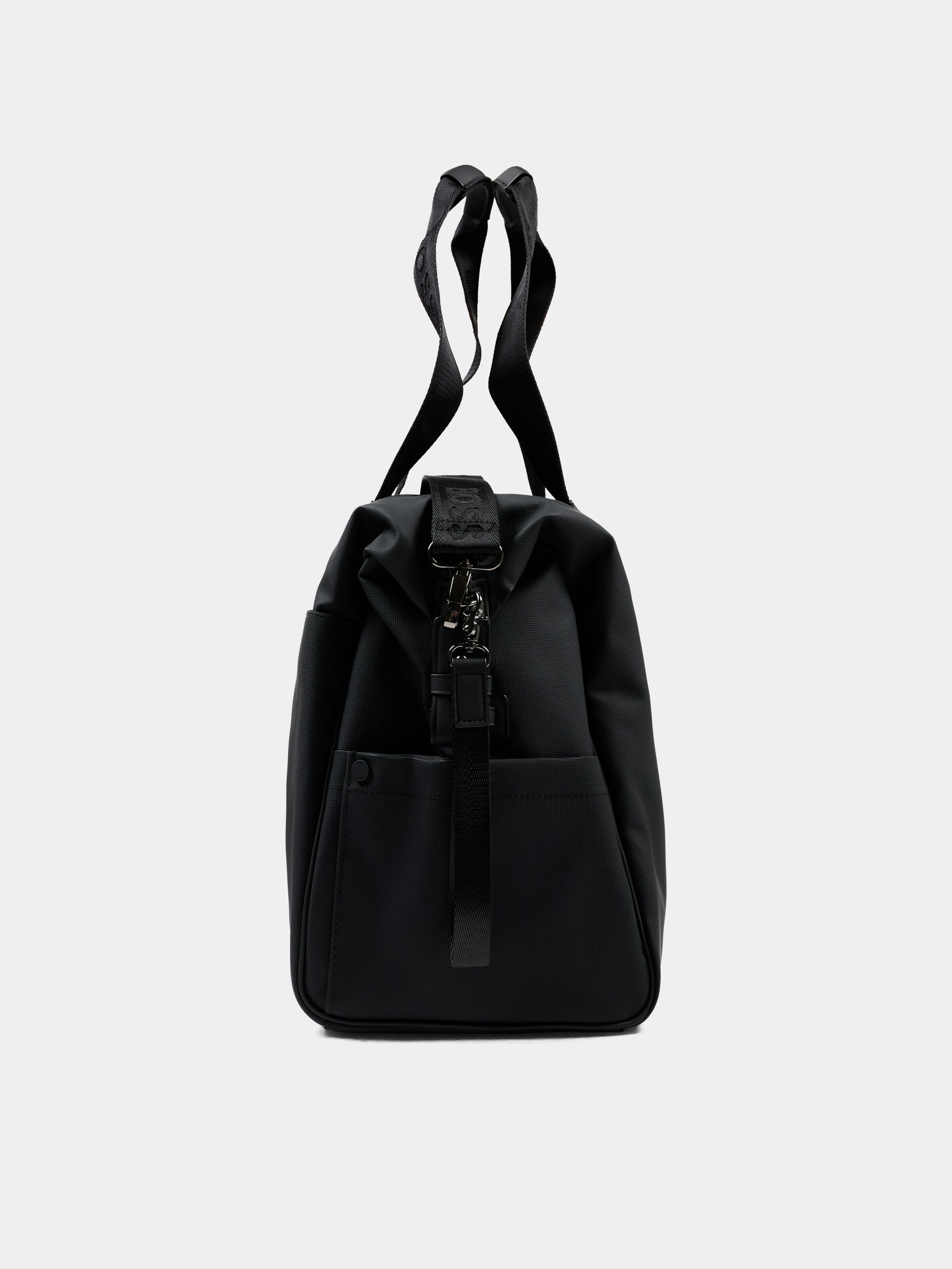 Borsa mamma nera per neonato con logo,Boss,J53110 09B