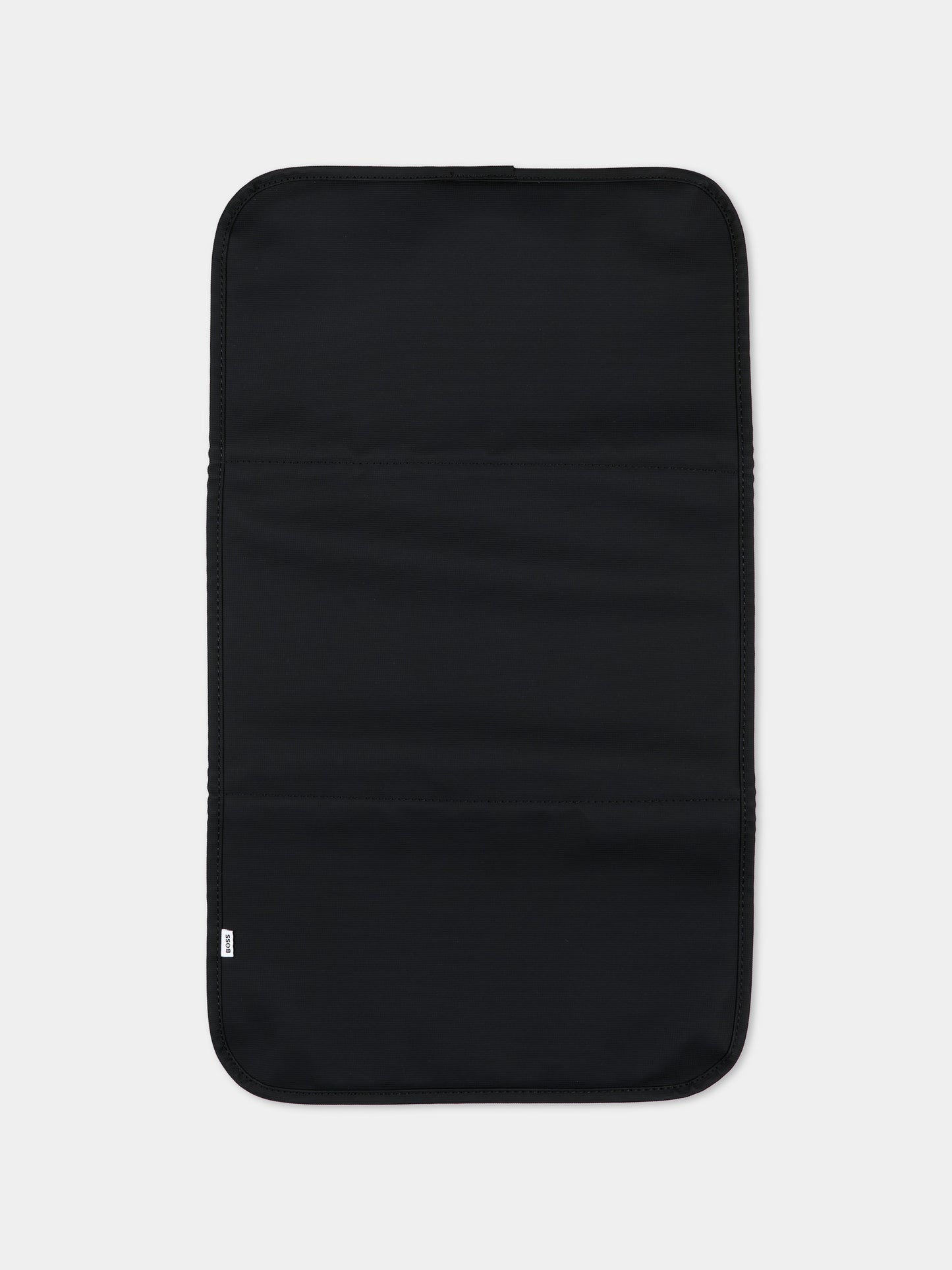 Borsa mamma nera per neonato con logo,Boss,J53110 09B