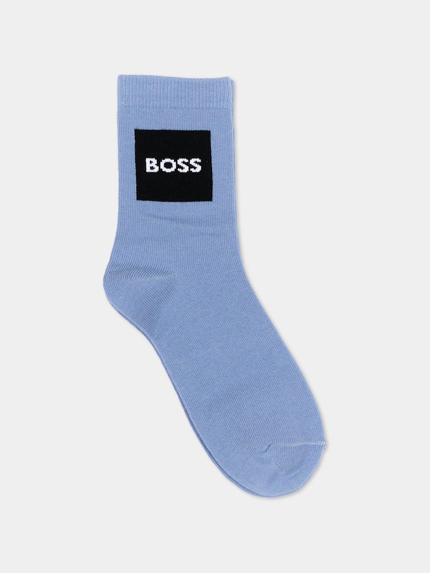 Calzini multicolor per bambino con logo,Boss,J53152 881