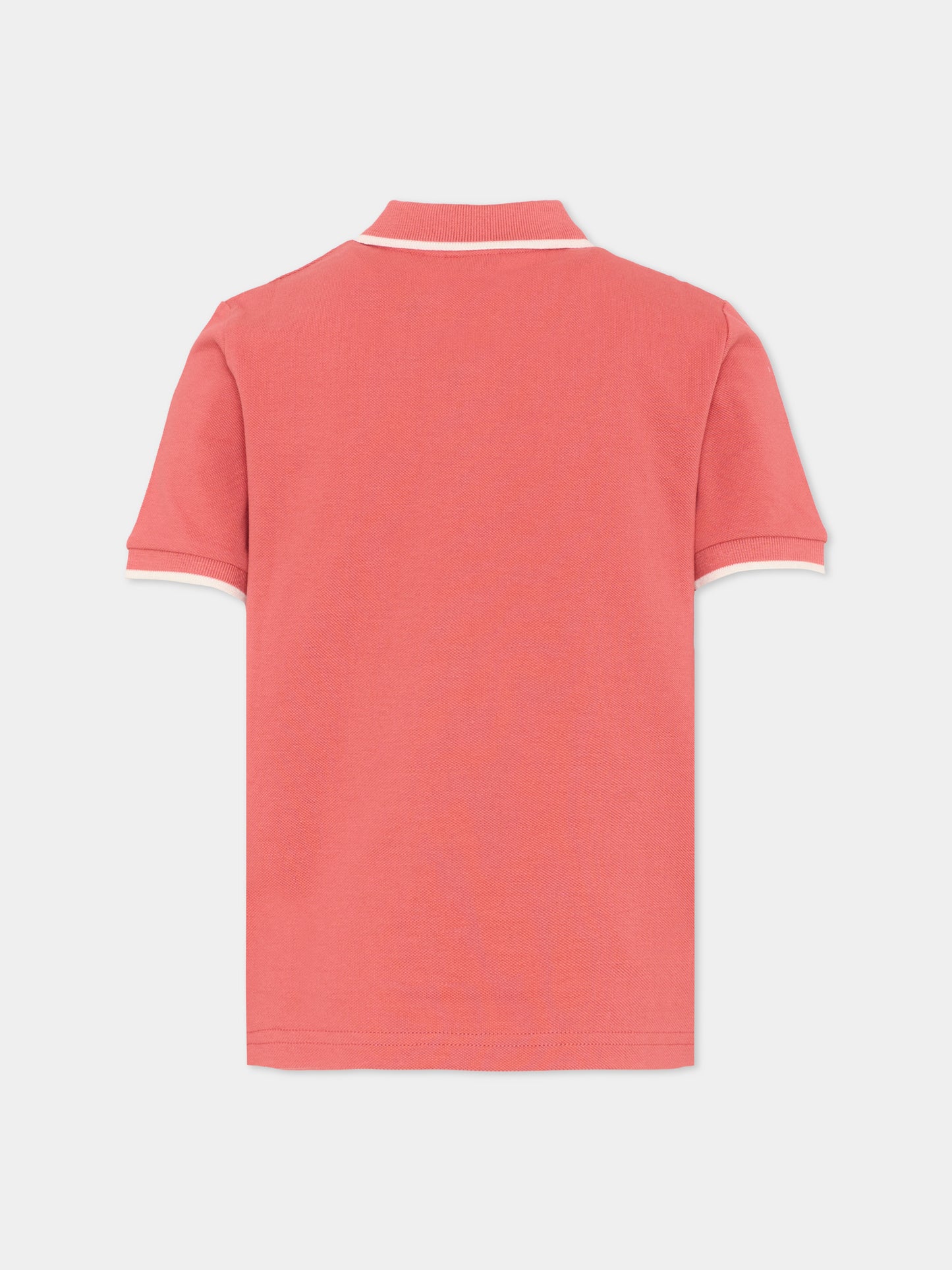 Polo rossa per bambino con logo,Boss,J53169 48B