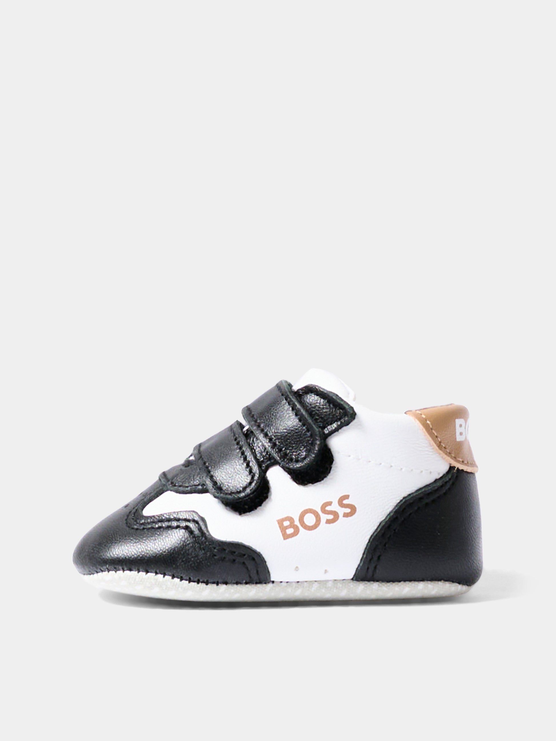Sneakers nere per neonato con logo,Boss,J53243 09B