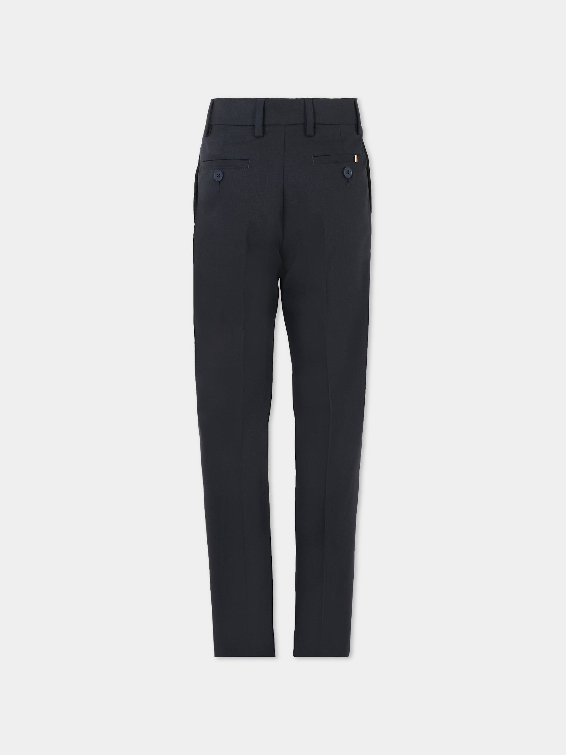 Pantaloni blu per bambino,Boss,J51143 862