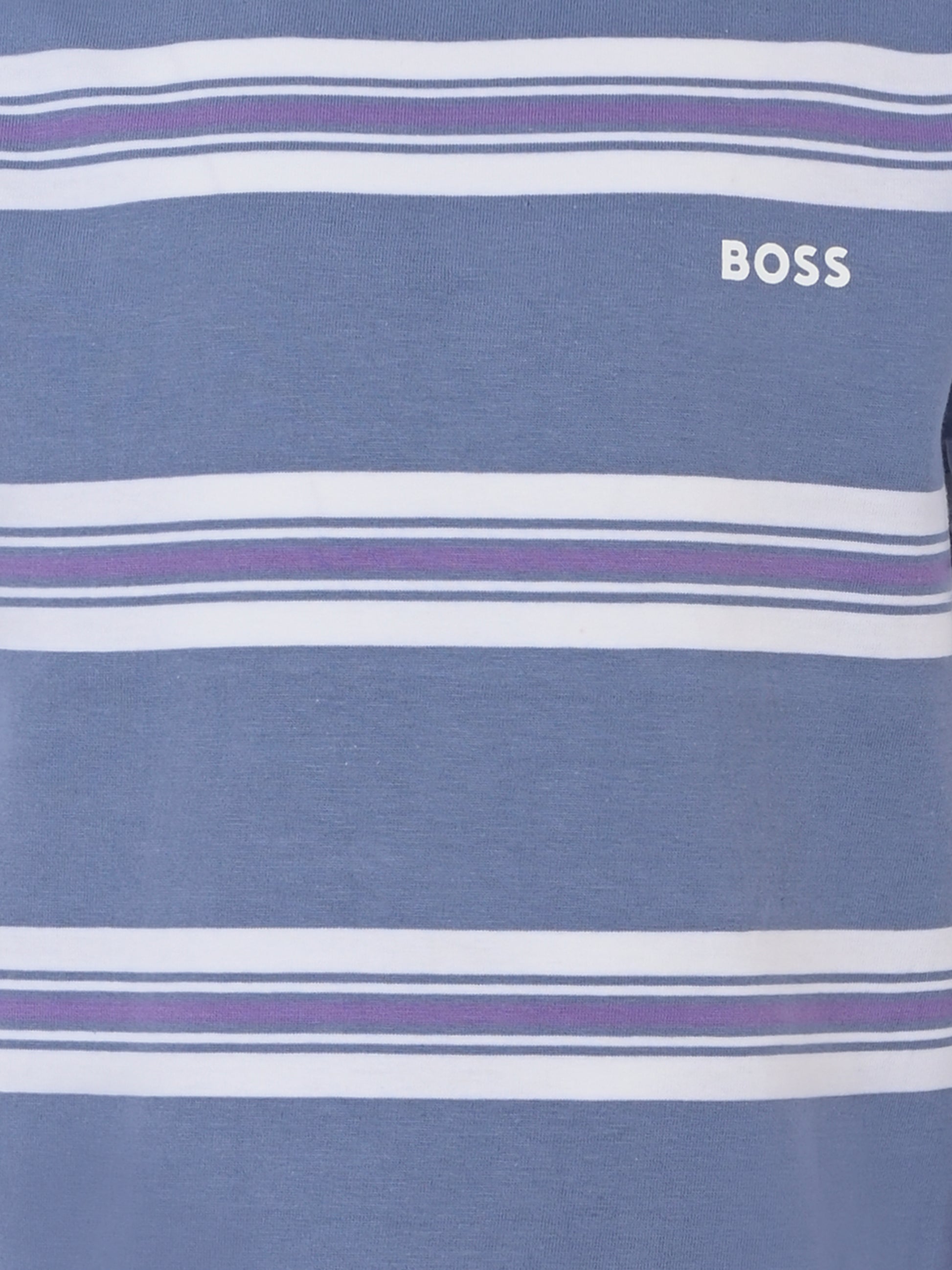 T-shirt celeste per bambino con logo,Boss,J51207 049