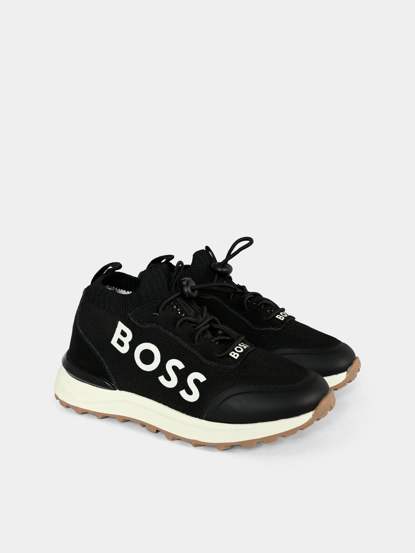 Sneakers nere per bambino con logo,Boss,J51327 09B