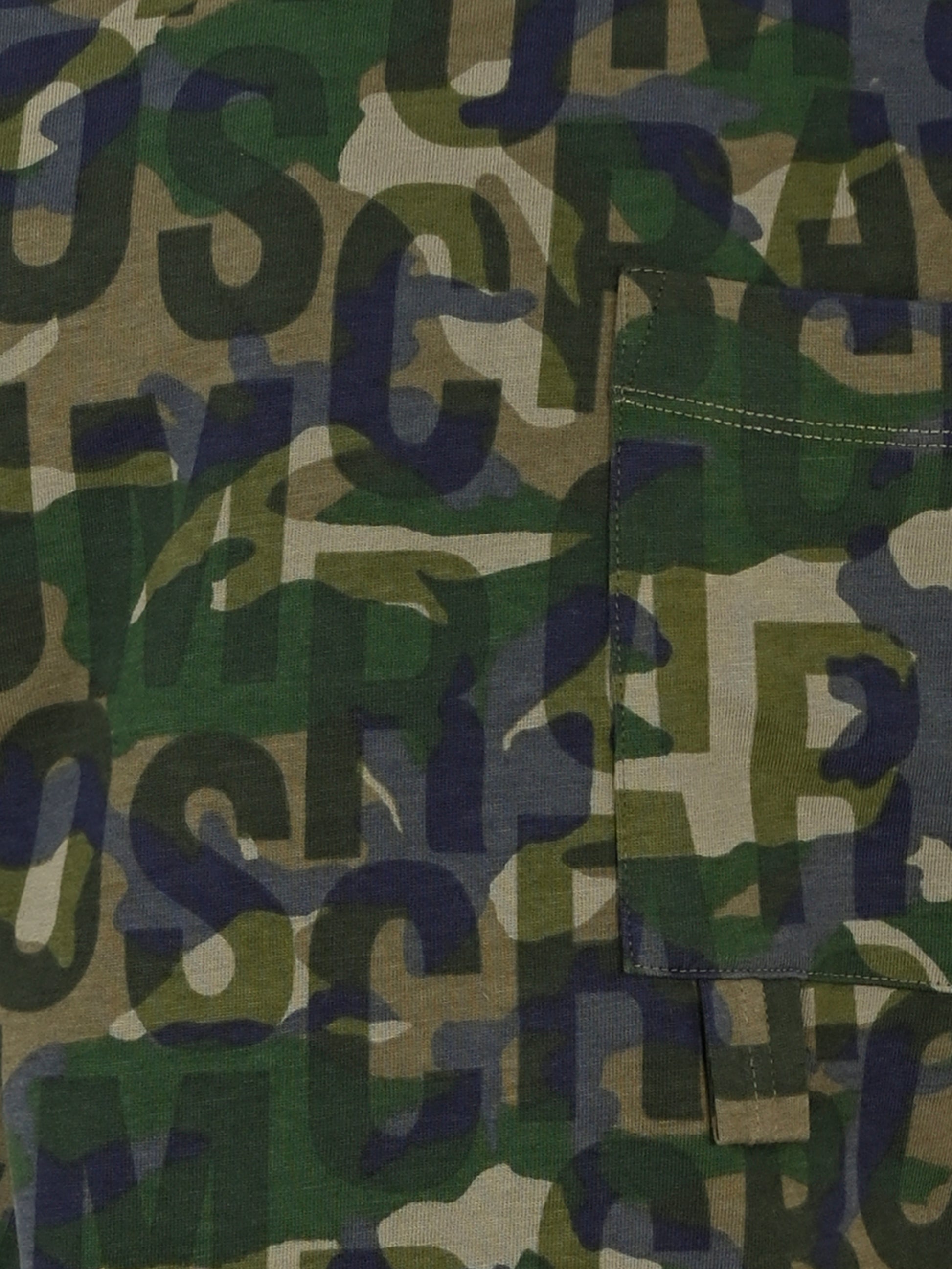 T-shirt multicolor per bambino con logo camouflage,Marc Jacobs,W60286 66K