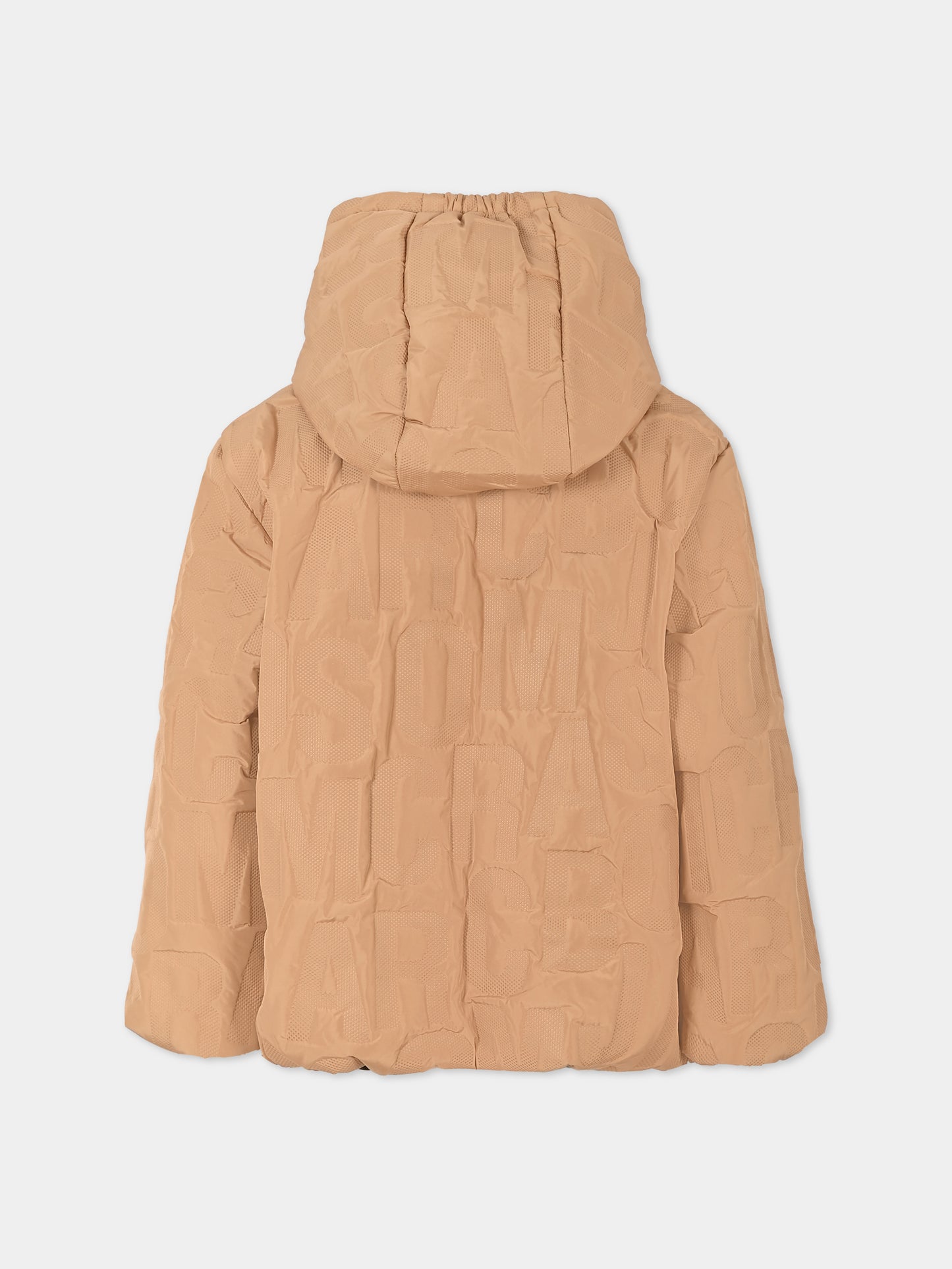 Piumino reversibile beige per bambino con logo,Marc Jacobs,W60306 230