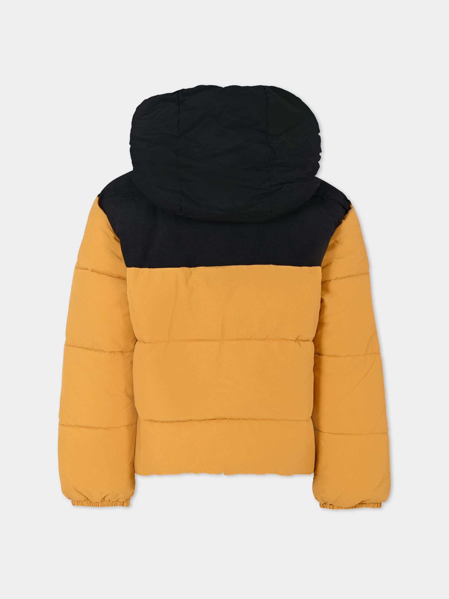 Piumino giallo per bambino con logo,Timberland,T60275 589