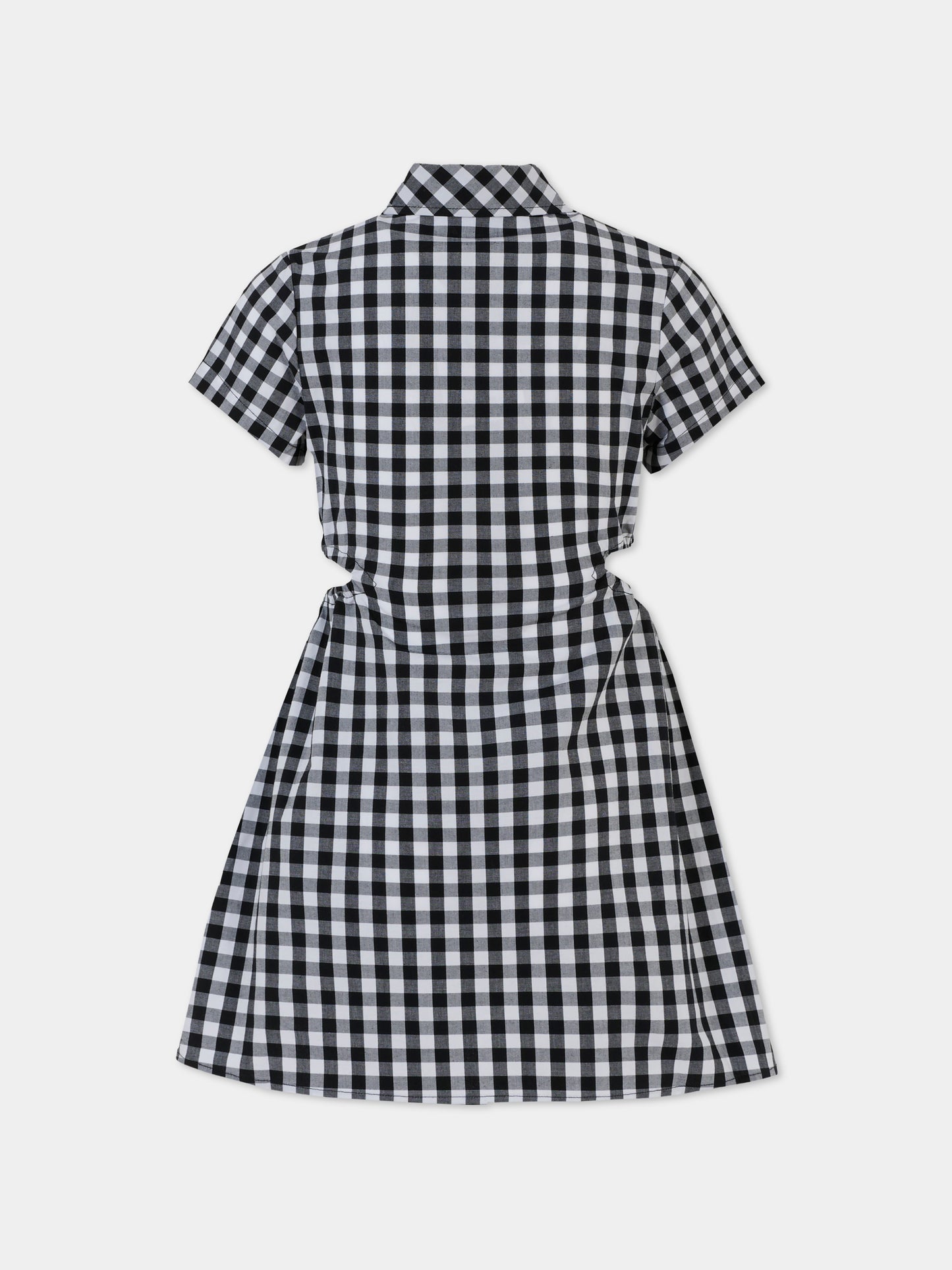 Vestito nero per bambina con Teddy Bear,Moschino Kids,HDV0G0 LME04 80359