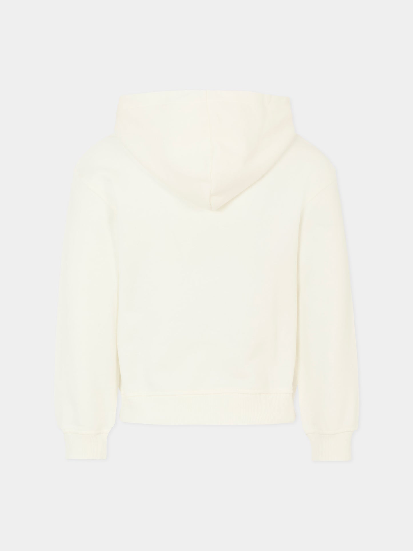 Felpa avorio per bambina con Teddy Bear,Moschino Kids,HPF07K LCA52 10063