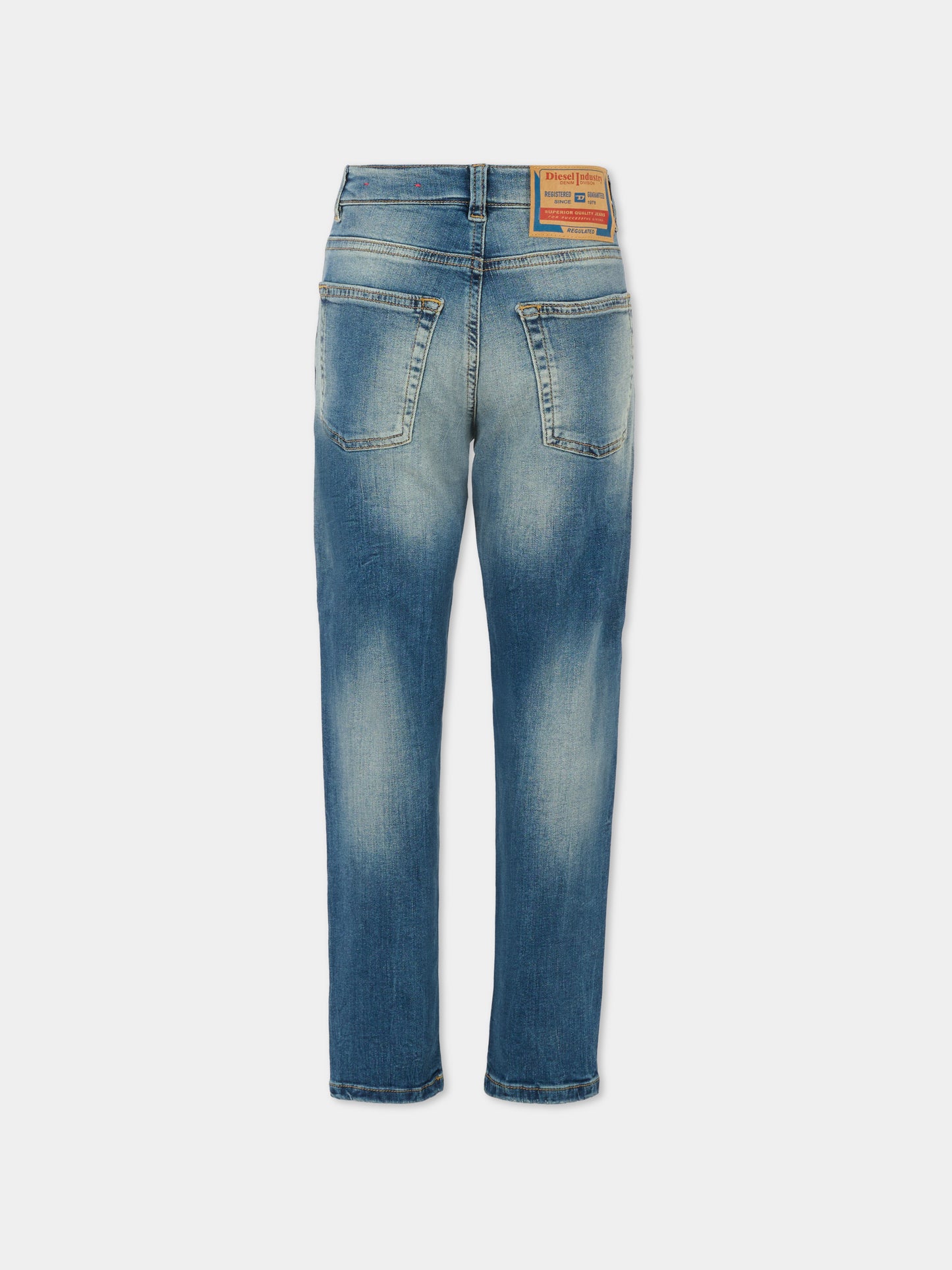 Jeans denim per bambino con logo,Diesel,J00981 KXBNR K01