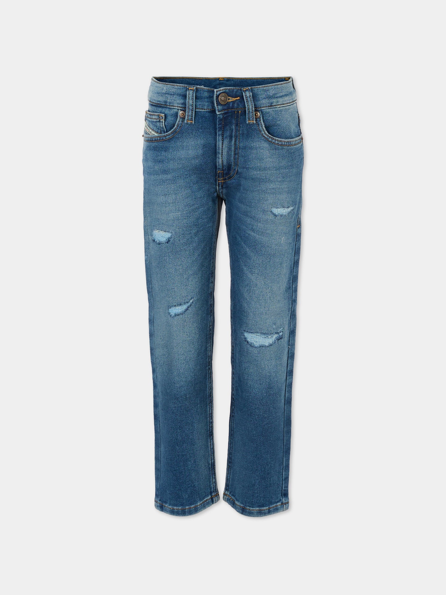 Jeans denim per bambino con logo,Diesel,J01934 KXBN1 K01