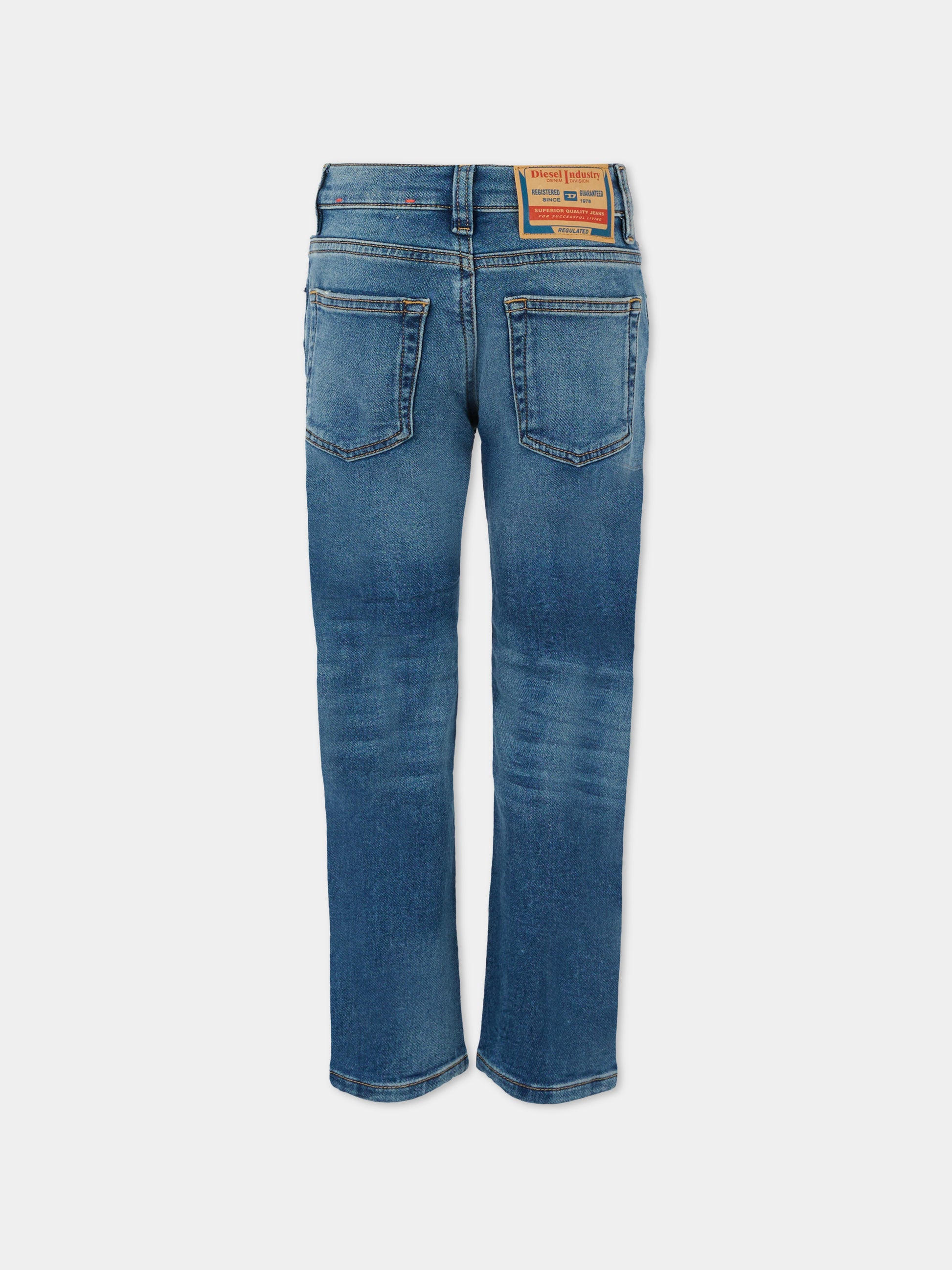 Jeans denim per bambino con logo,Diesel,J01934 KXBN1 K01