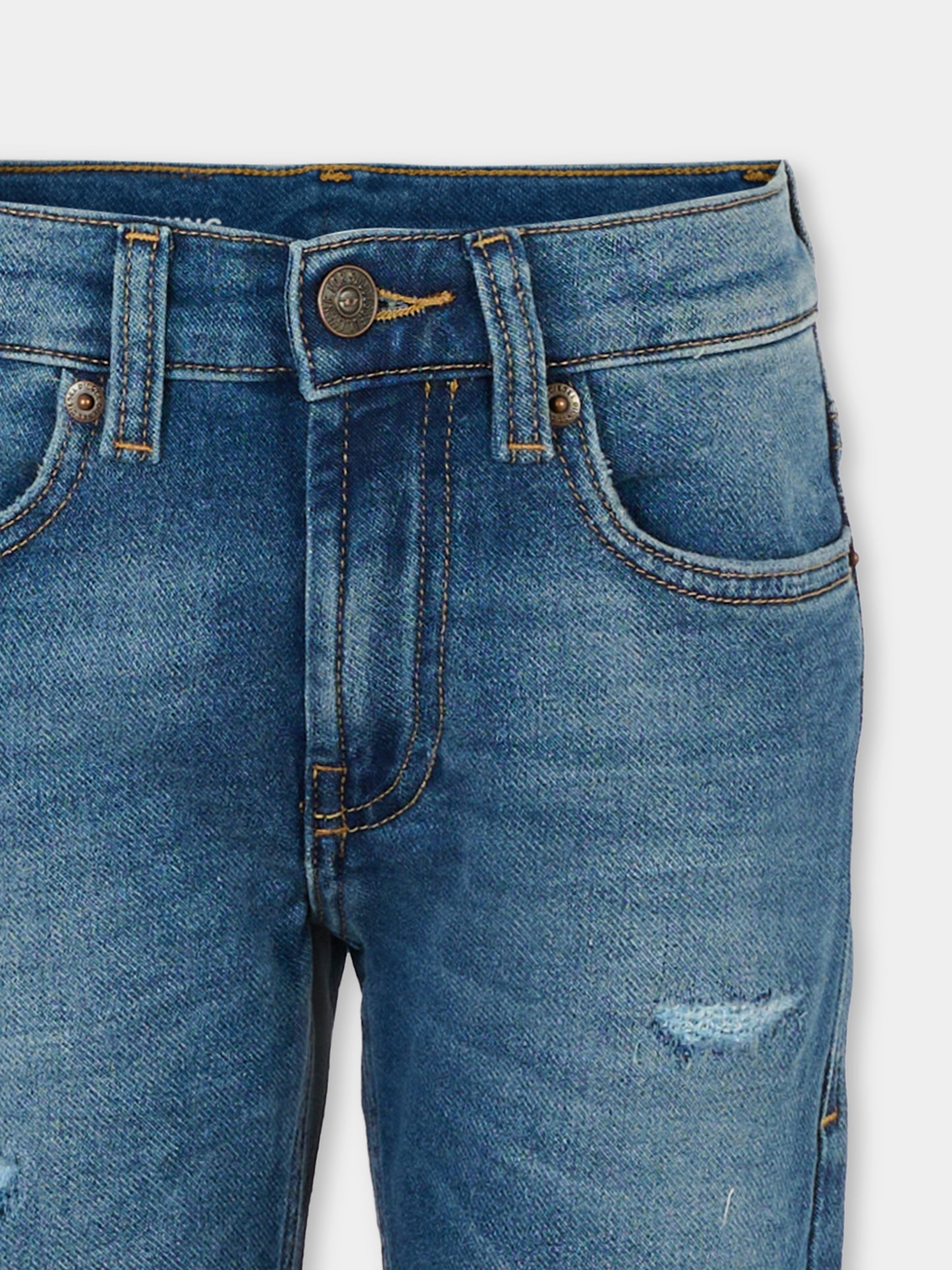 Jeans denim per bambino con logo,Diesel,J01934 KXBN1 K01