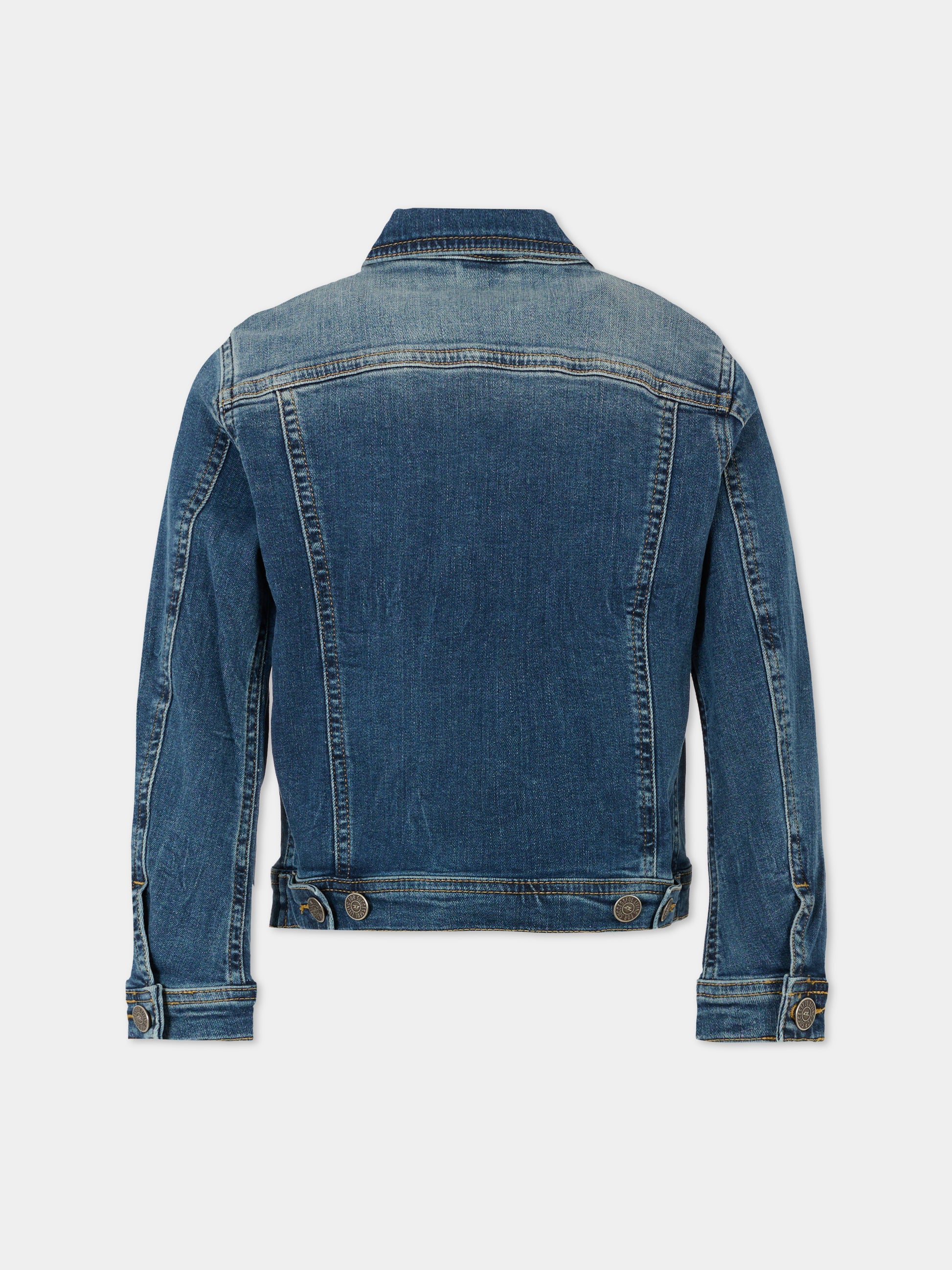 Giubbotto di jeans denim per bambino,Diesel,00J4QC KXBNR K01