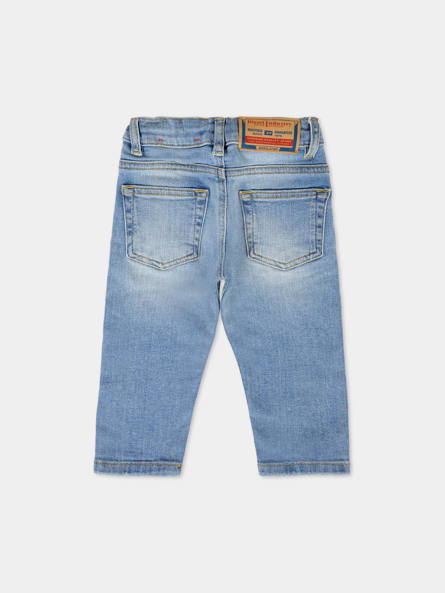 Jeans denim per neonato con logo,Diesel,K00238 KXBNY K01