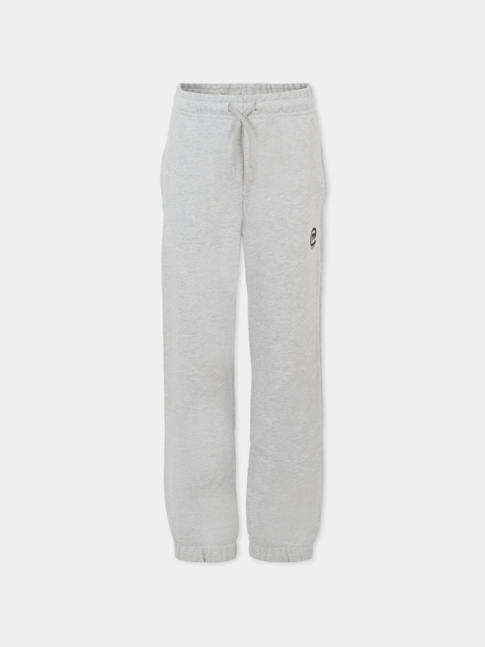 Pantaloni grigi per bambino con logo,Msgm Kids,S5MSJBFP311 107