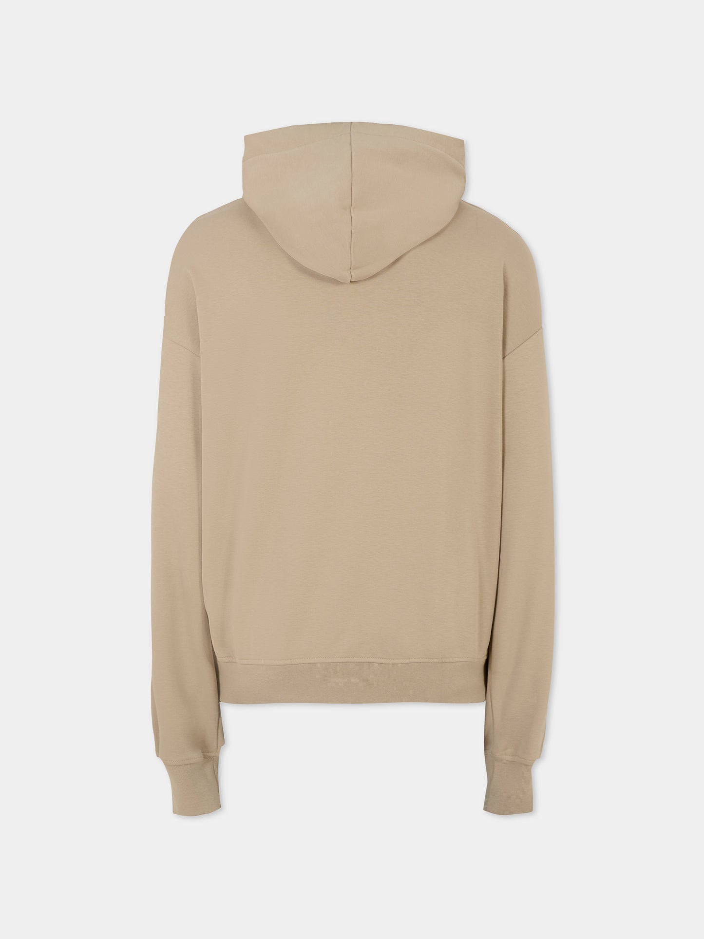 Felpa beige per bambini con logo,Msgm Kids,S5MSJUHS166 MS014