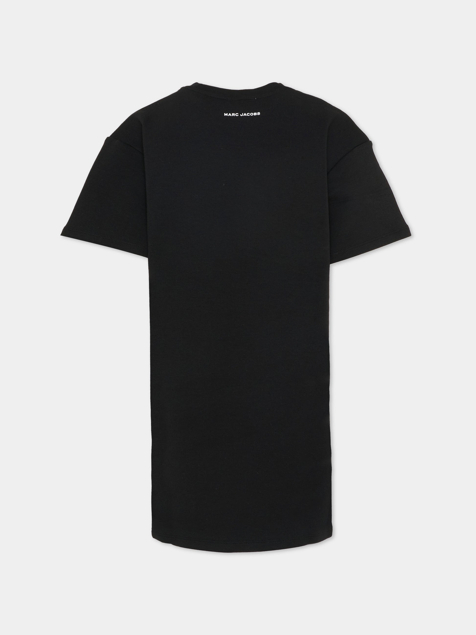 Vestito nero per bambina con margherite,Marc Jacobs,W60710 09B