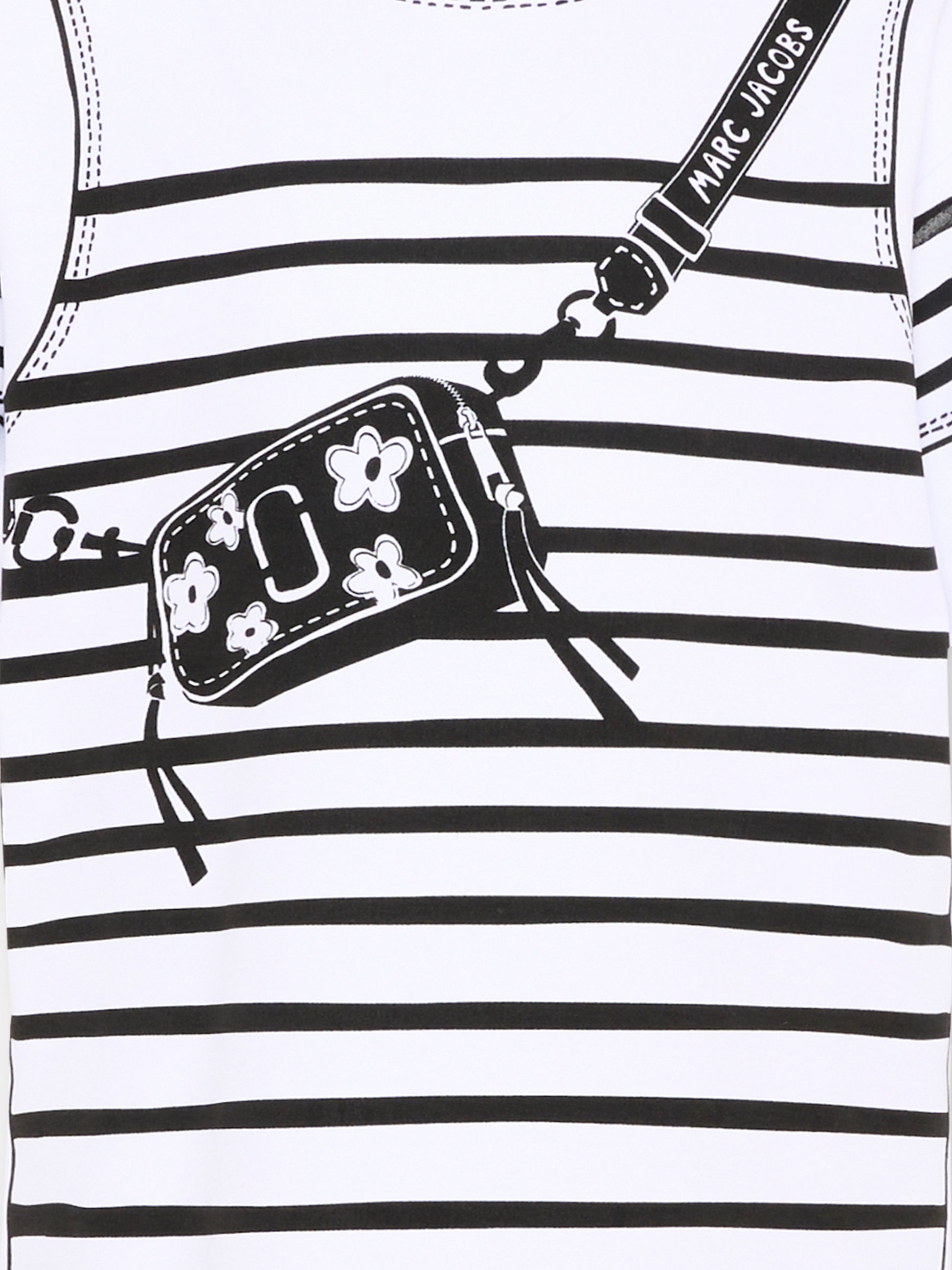 Vestito multicolor per bambina con stampa borsa,Marc Jacobs,W60715 10P