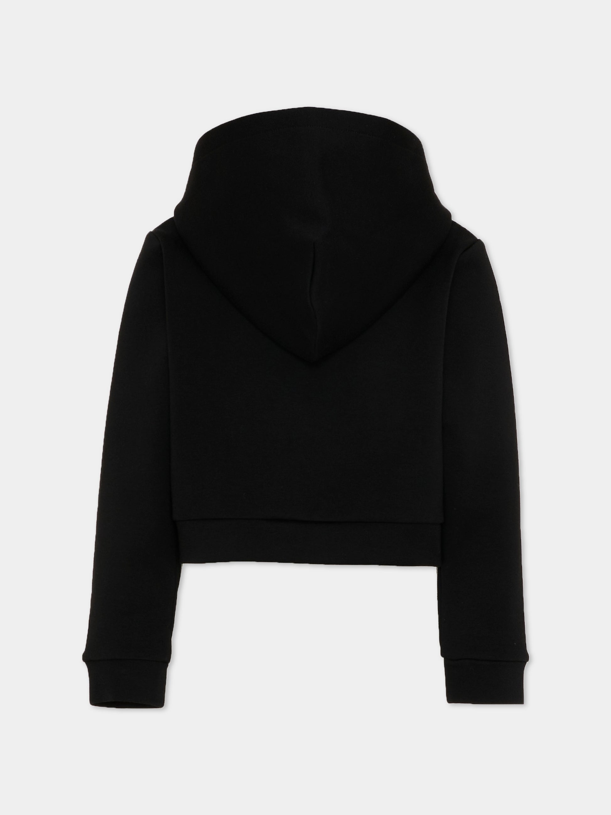 Felpa nera per bambina con logo,Marc Jacobs,W60747 09B