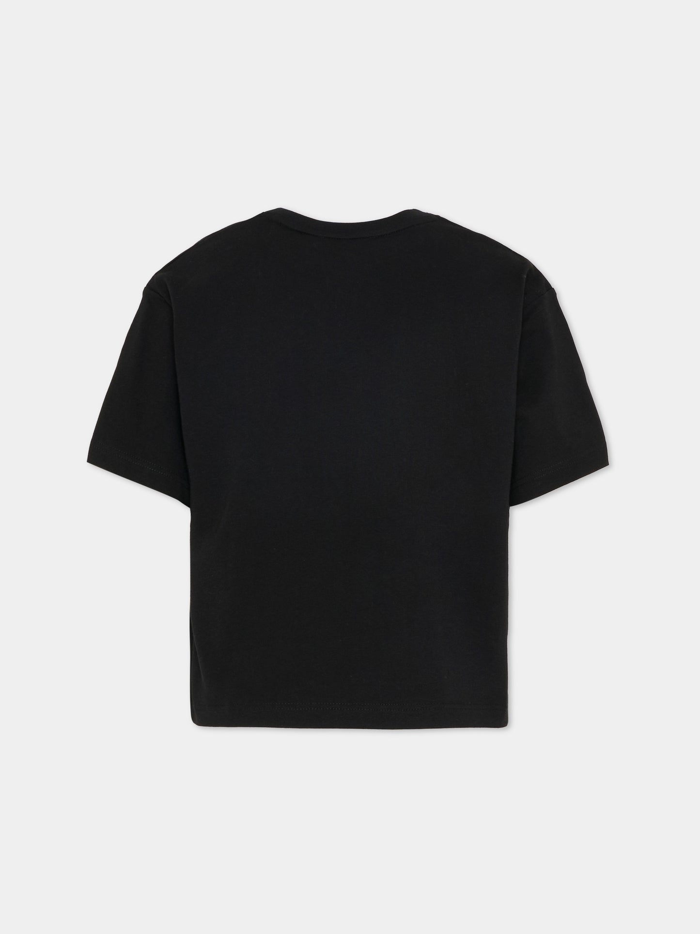 T-shirt nera per bambini con logo,Marc Jacobs,W60755 09B