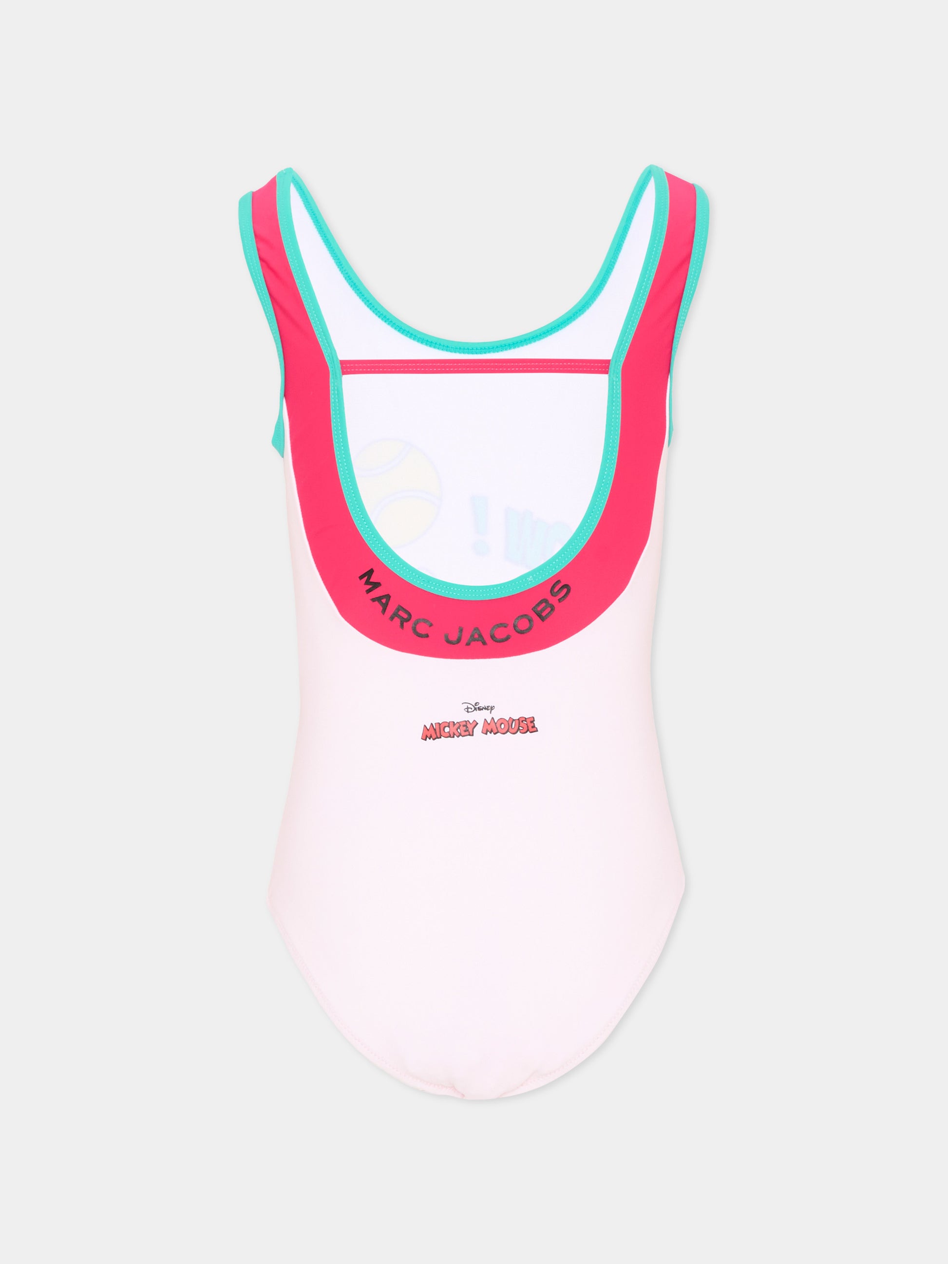 Costume intero rosa per bambina con Minnie,Marc Jacobs,W60756 475