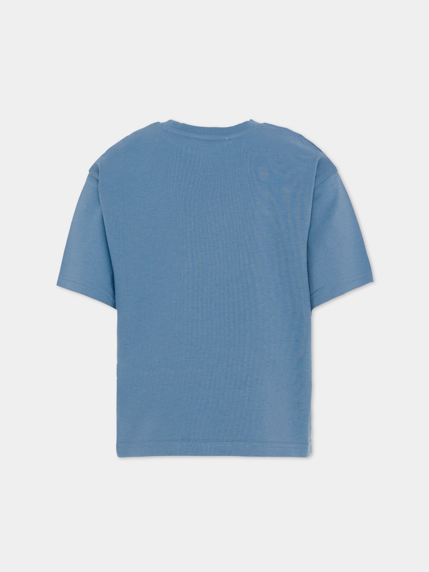T-shirt blu per bambino con marsupio,Marc Jacobs,W60763 80B