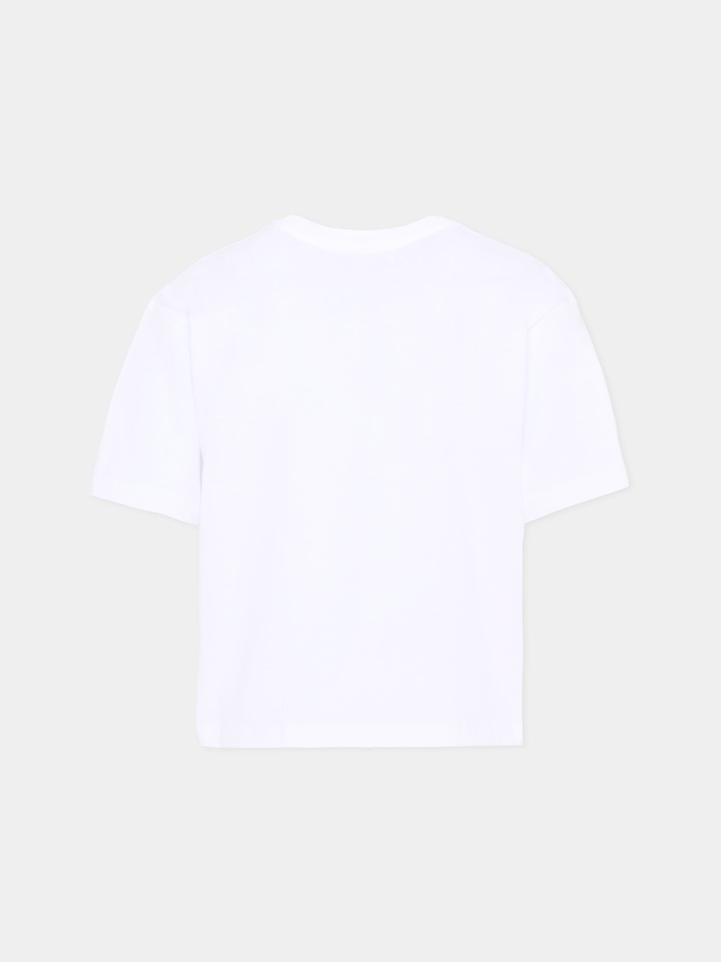 T-shirt bianca per bambini con logo,Marc Jacobs,W60766 10P