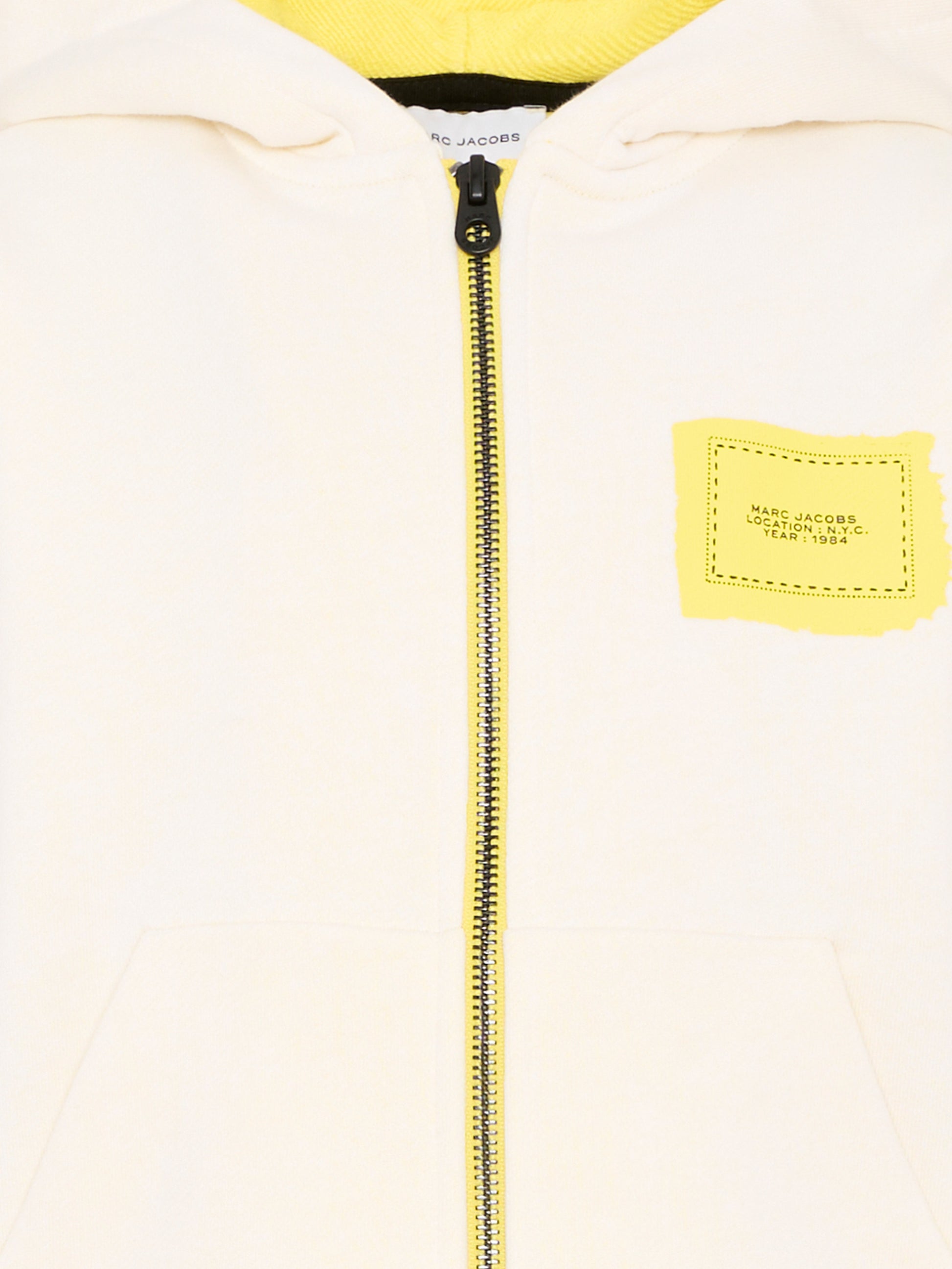 Felpa gialla per bambini con logo,Marc Jacobs,W60776 N05